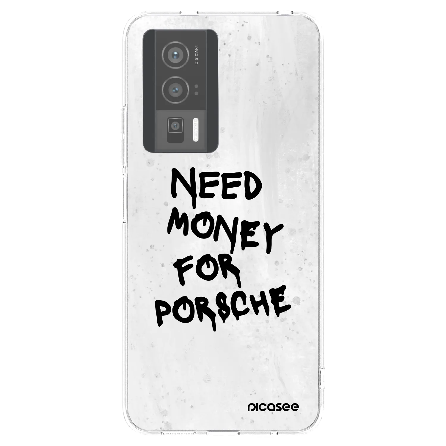 Picasee silikónový prehľadný obal pre Xiaomi Poco F5 Pro 5G - White Dollar