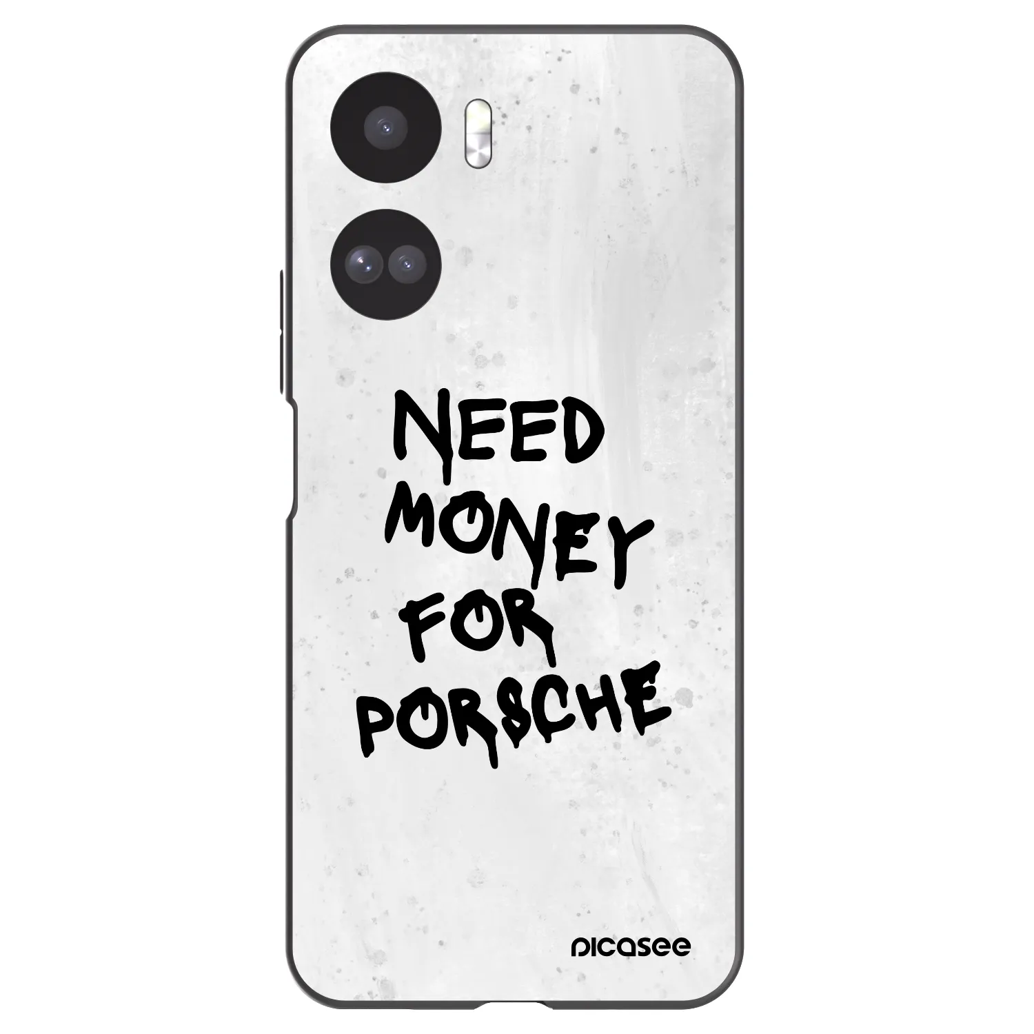 Picasee silikónový čierny obal pre Honor 90 Lite 5G - White Dollar