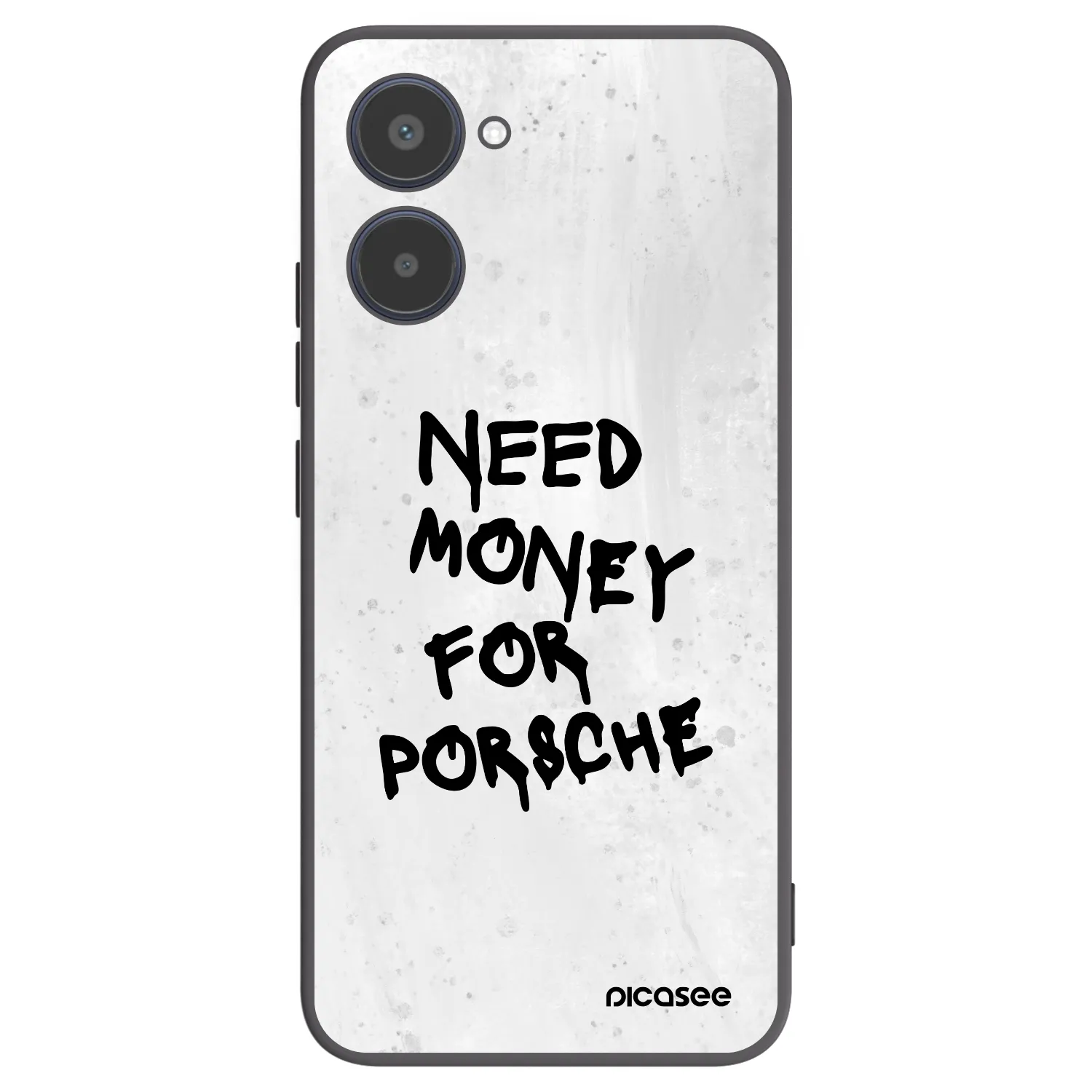 Picasee silikónový čierny obal pre Realme 10 4G - White Dollar