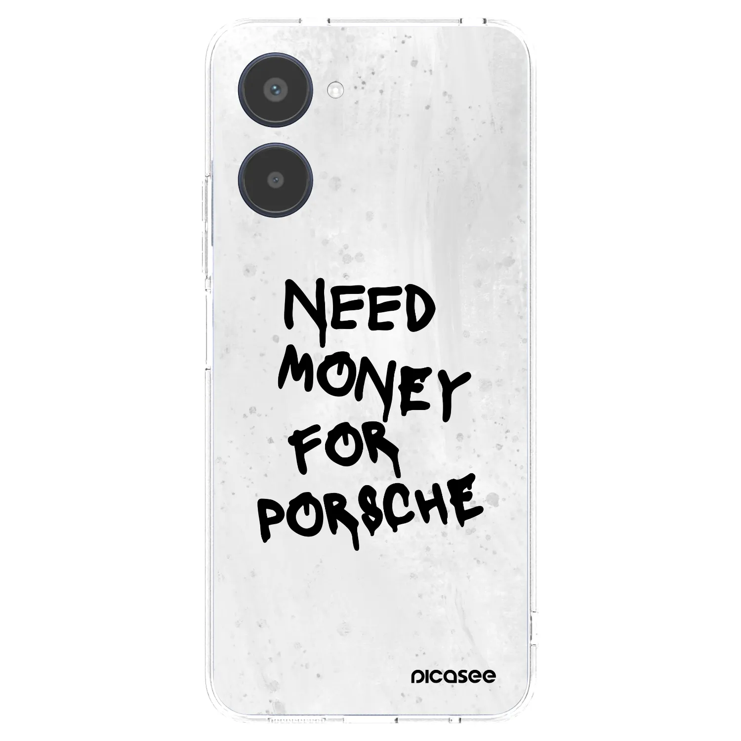 Picasee silikónový prehľadný obal pre Realme 10 4G - White Dollar