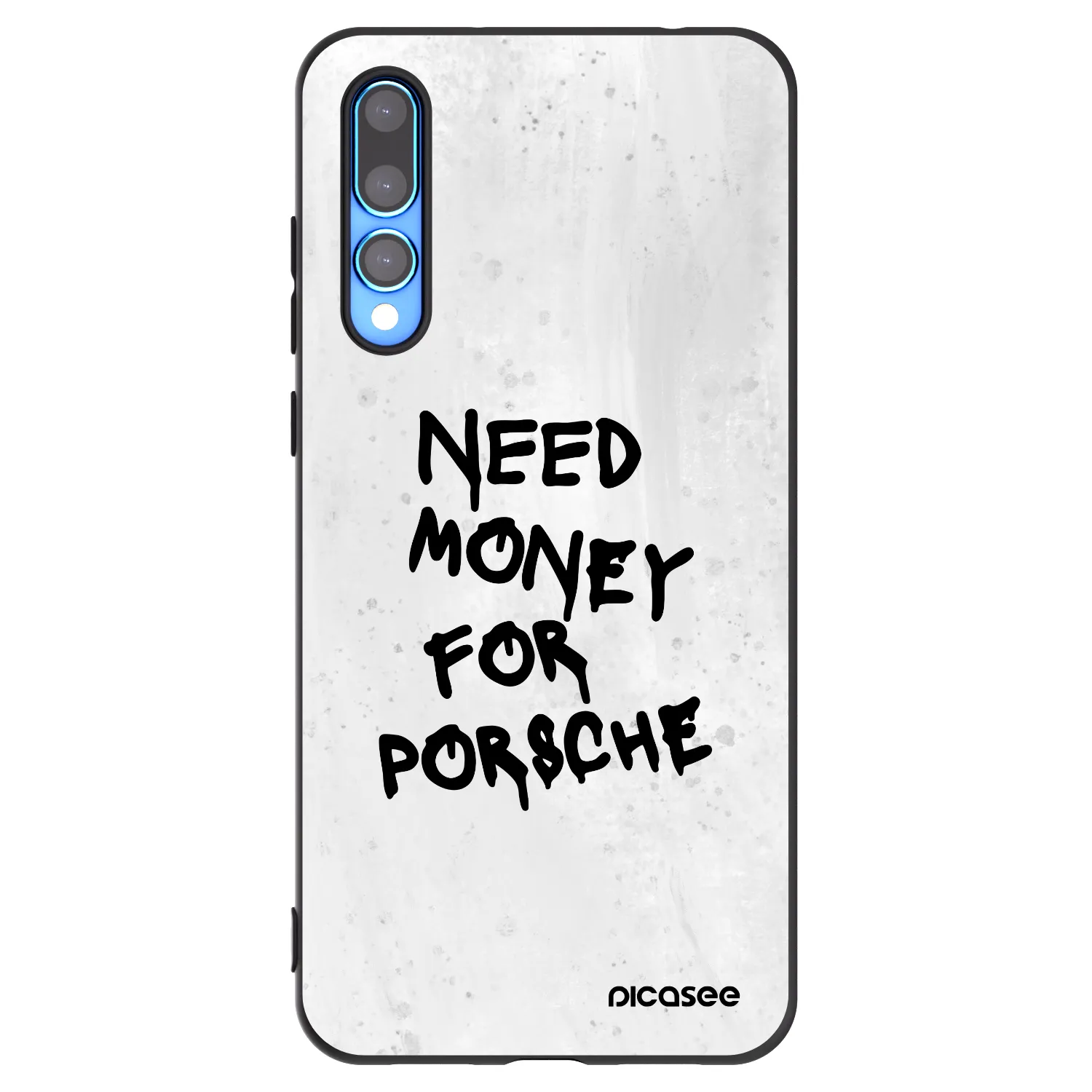 Picasee silikónový čierny obal pre Huawei P20 Pro - White Dollar