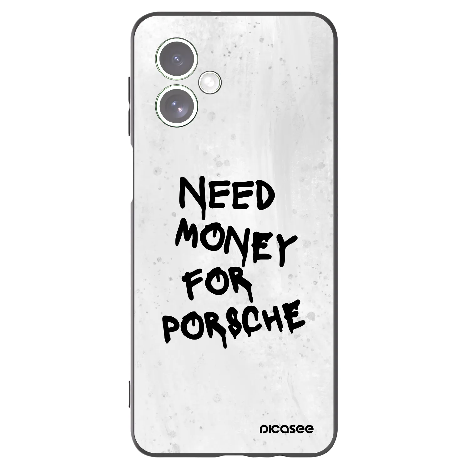 Silikónový čierny obal pre Motorola Moto G54 5G - White Dollar
