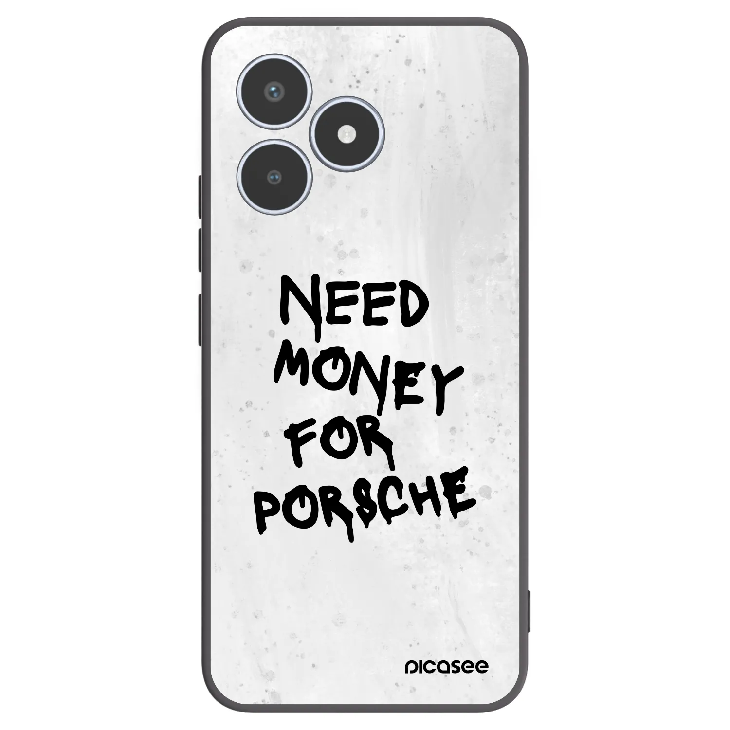 Picasee silikónový čierny obal pre Realme C53 - White Dollar