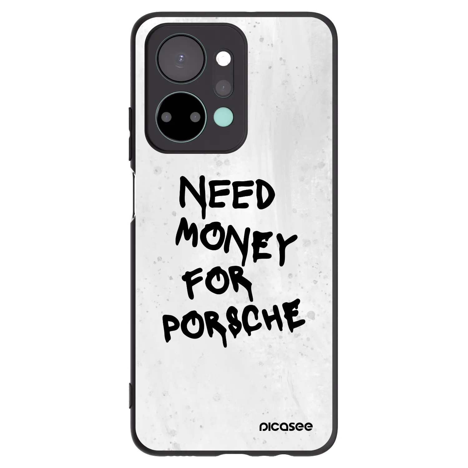 Picasee silikónový čierny obal pre Honor X7a - White Dollar