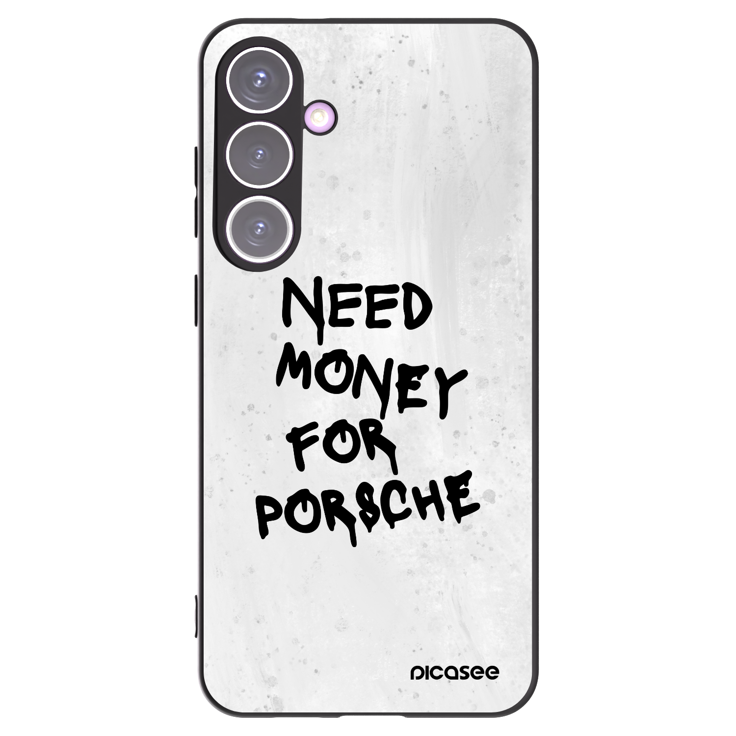 Picasee silikónový čierny obal pre Samsung Galaxy S24+ S926B 5G - White Dollar