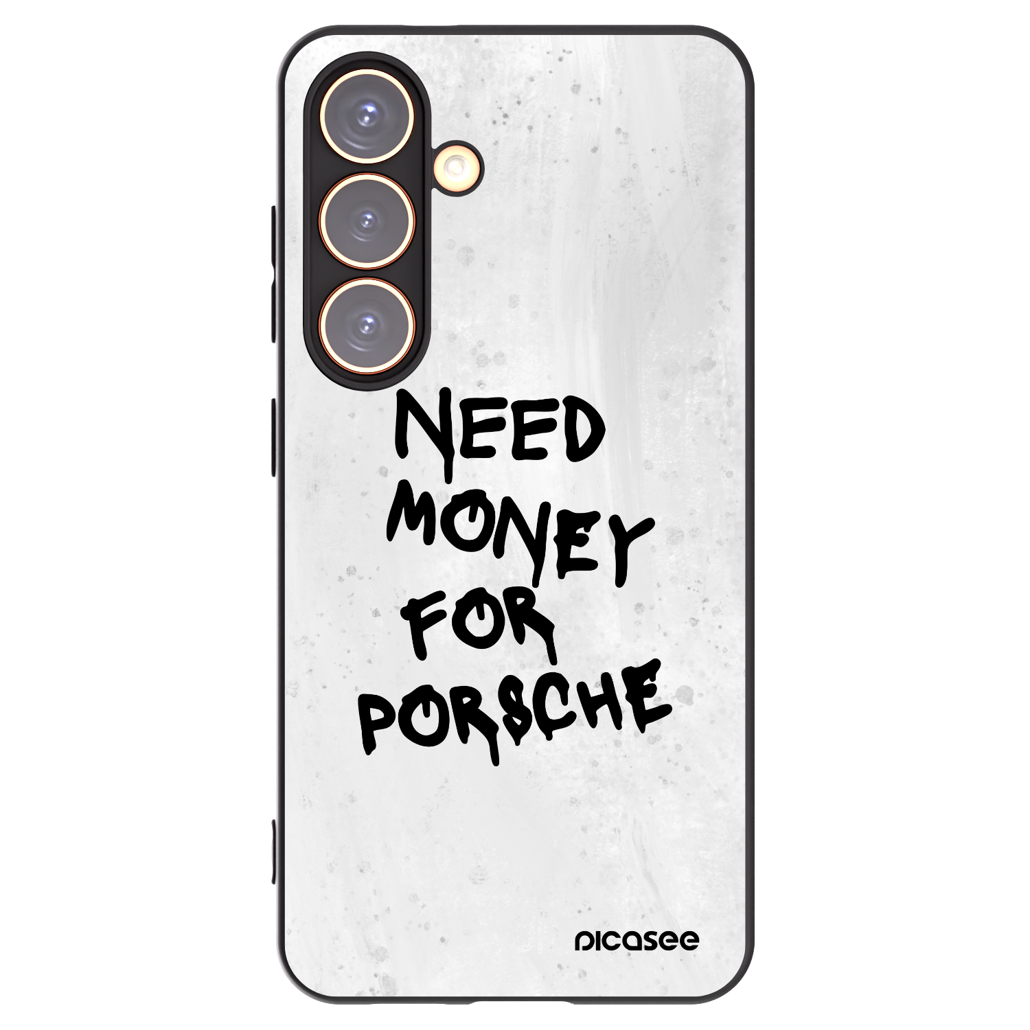 Picasee silikónový čierny obal pre Samsung Galaxy S24 S921B 5G - White Dollar