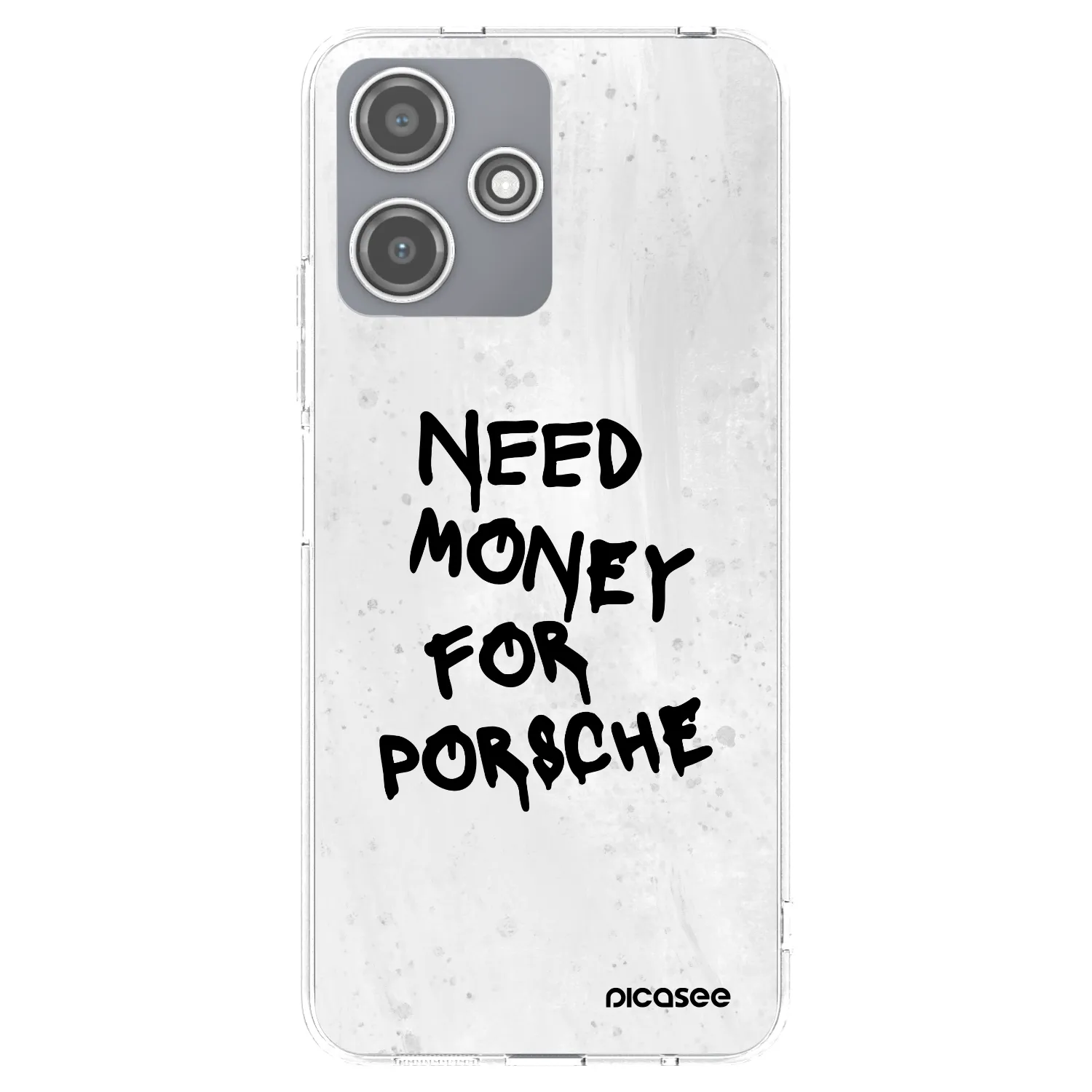 Picasee silikónový prehľadný obal pre Xiaomi Redmi 12 5G - White Dollar