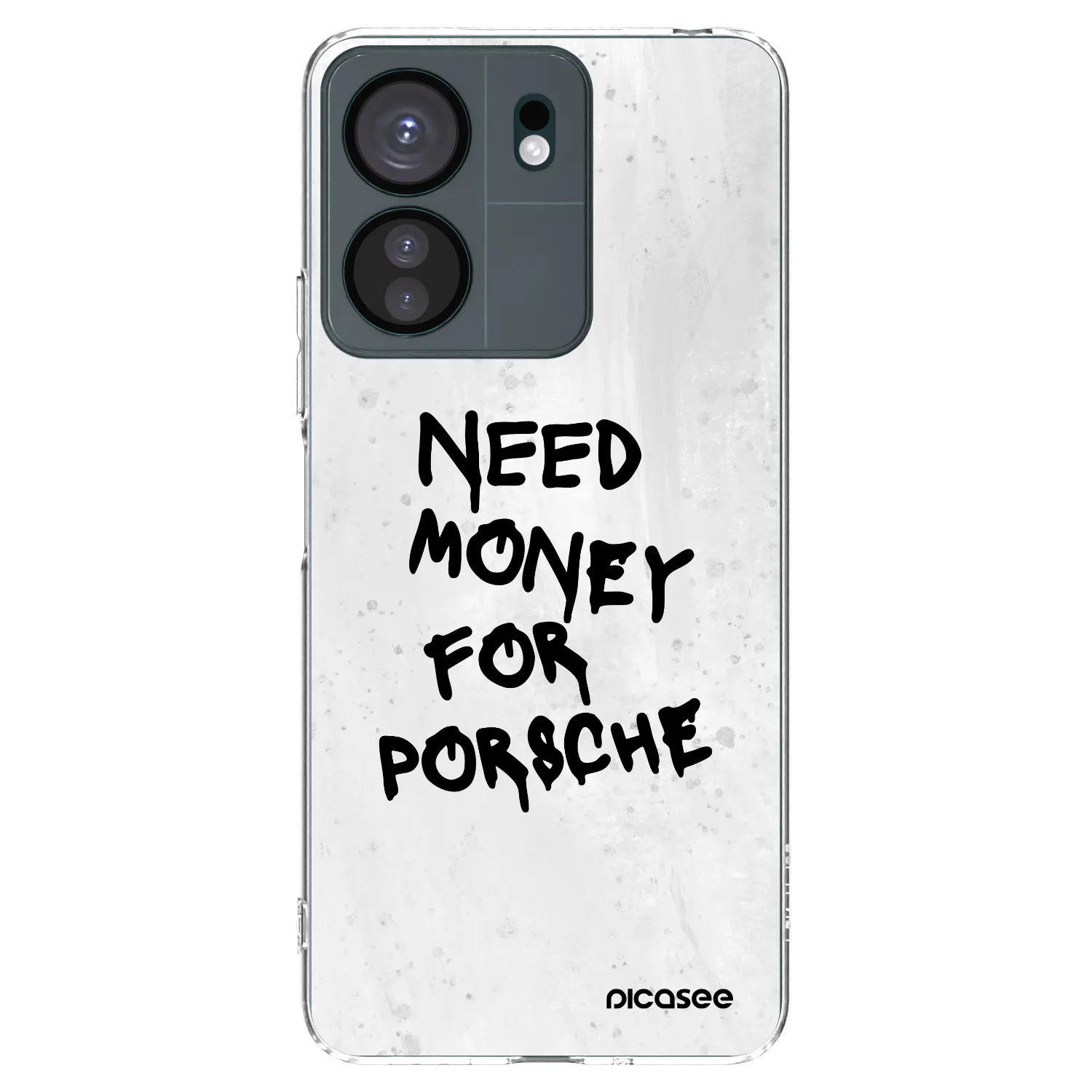 Silikónový prehľadný obal pre Xiaomi Redmi 13C 4G - White Dollar