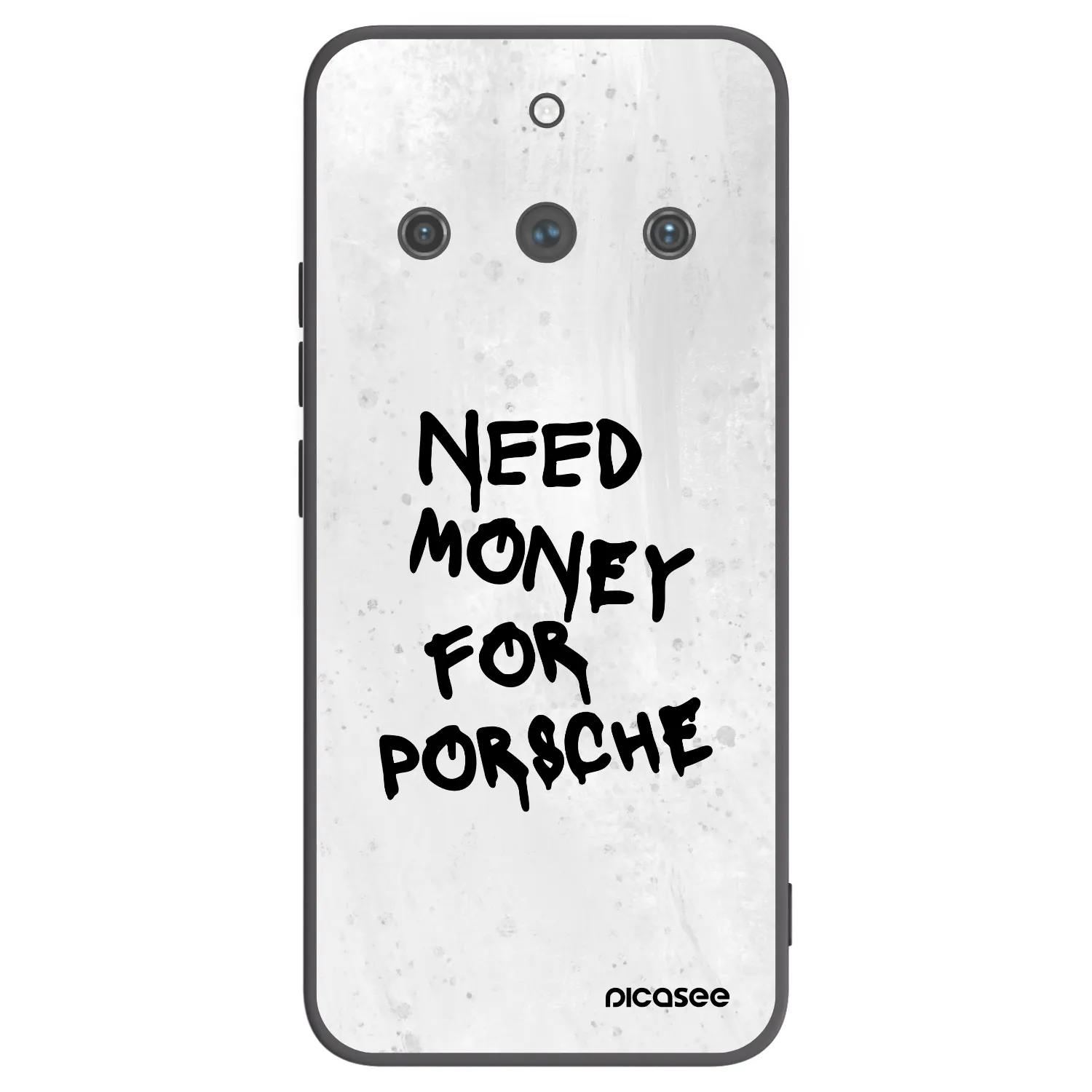 Picasee silikónový čierny obal pre Realme 11 Pro+ - White Dollar