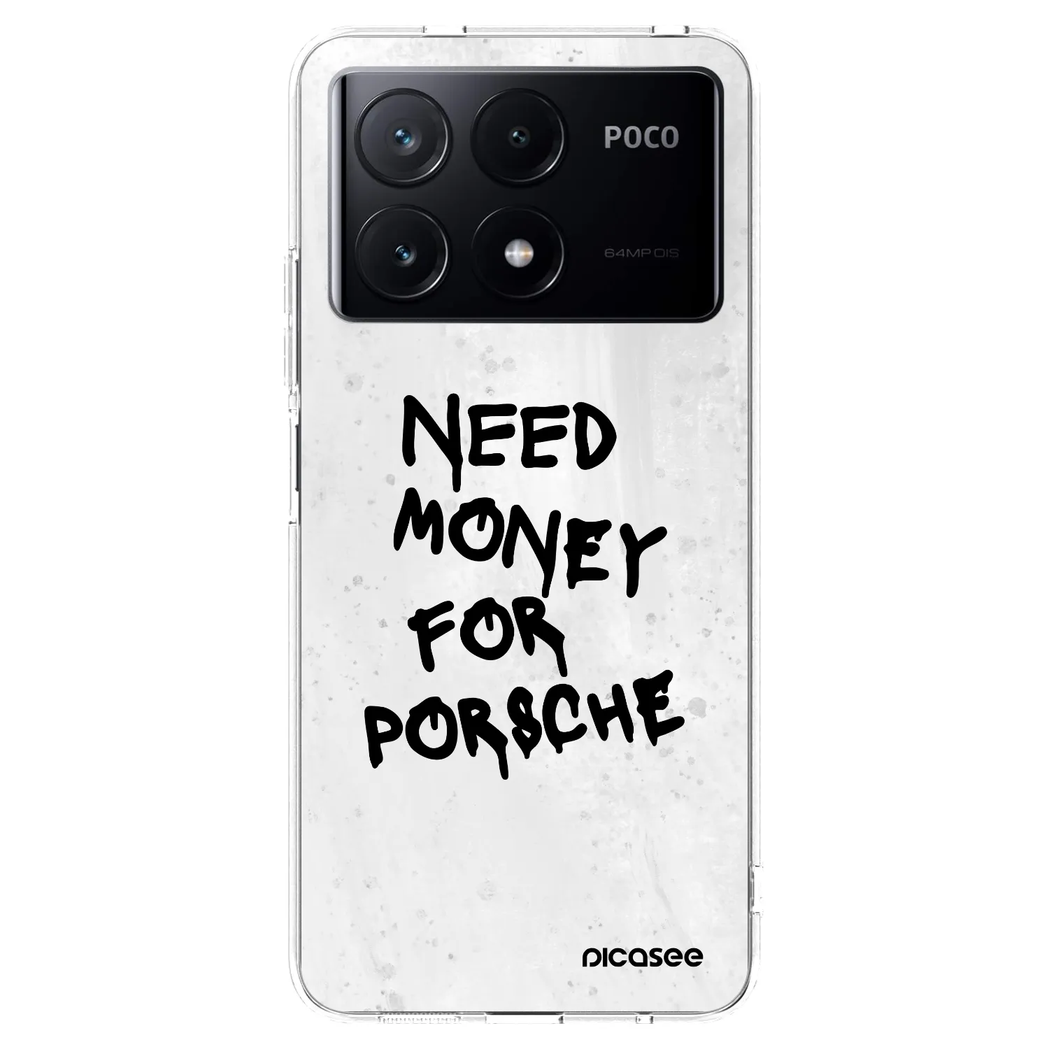 Picasee silikónový prehľadný obal pre Xiaomi Poco X6 Pro - White Dollar