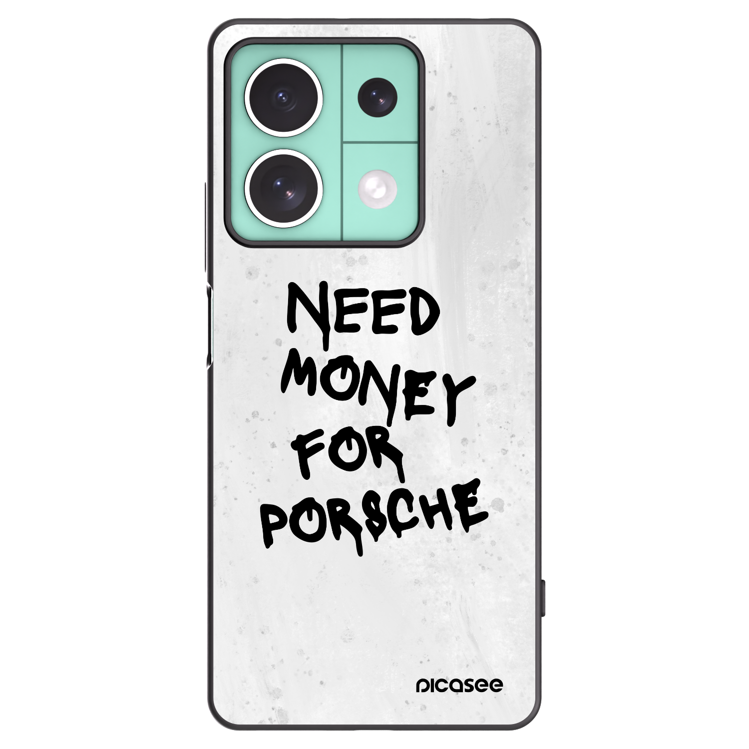 Picasee silikónový čierny obal pre Xiaomi Redmi Note 13 5G - White Dollar