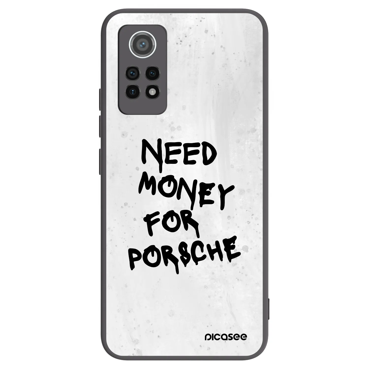 Picasee silikónový čierny obal pre Xiaomi Redmi Note 12 Pro 4G - White Dollar