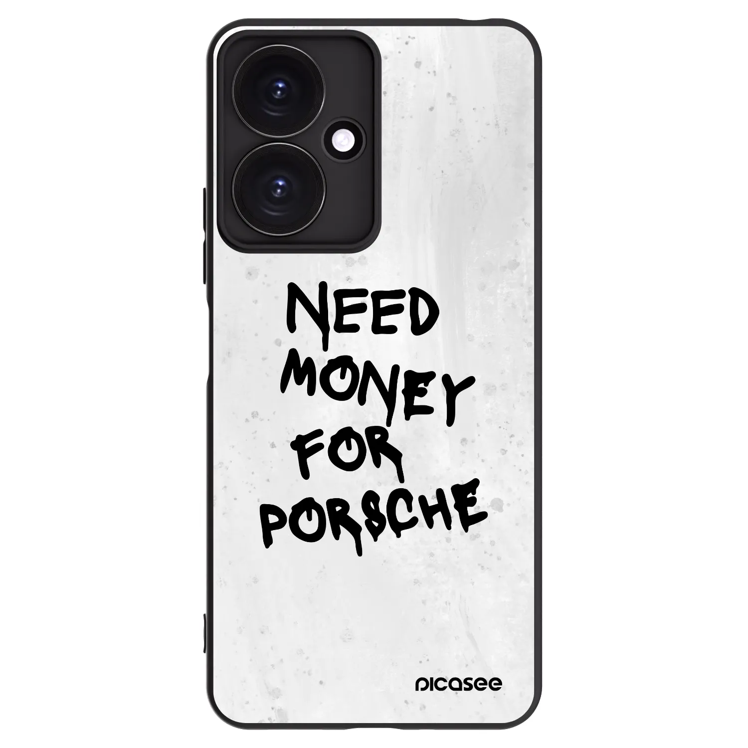 Picasee silikónový čierny obal pre Xiaomi Redmi 13C 5G - White Dollar