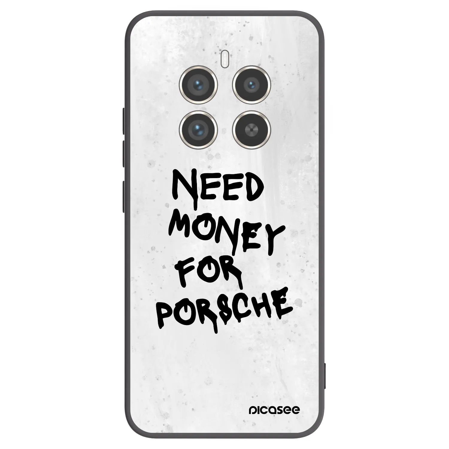 Picasee silikónový čierny obal pre Realme 12 Pro 5G - White Dollar