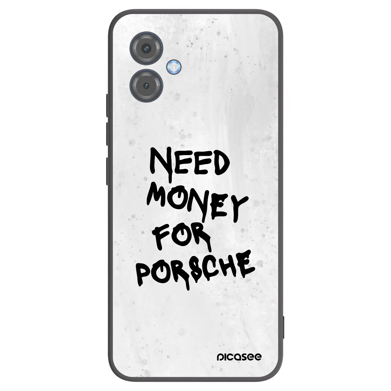 Picasee silikónový čierny obal pre Motorola Moto G14 - White Dollar