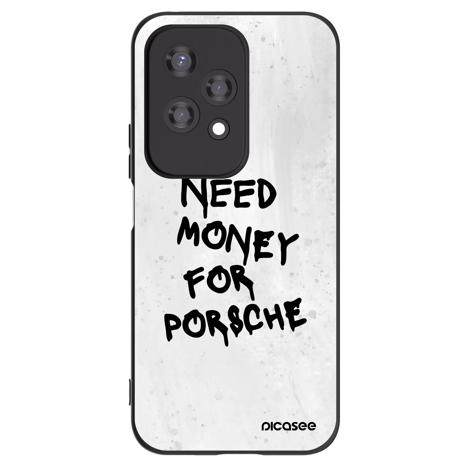 Silikónový čierny obal pre Honor 200 Lite - White Dollar