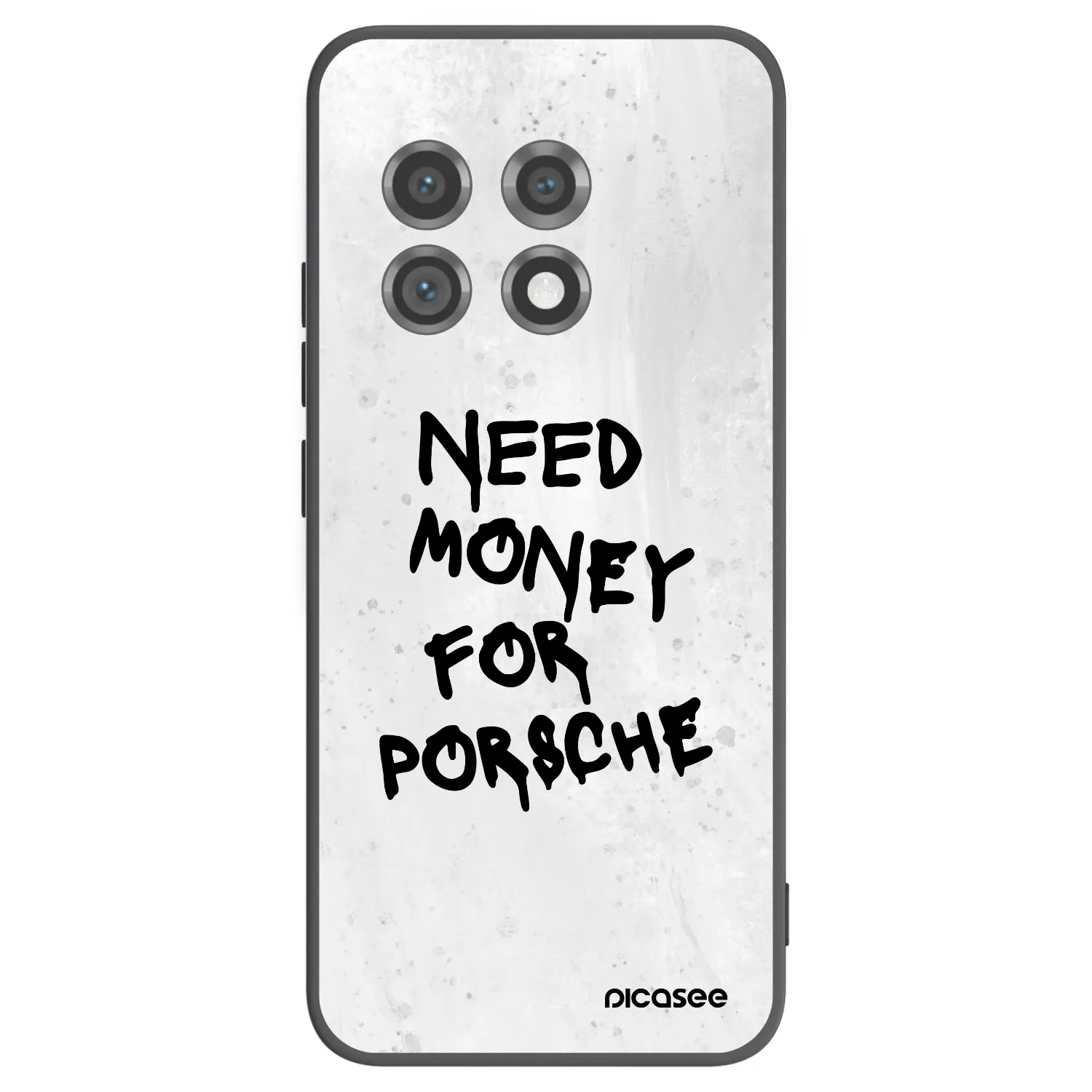 Picasee silikónový čierny obal pre OnePlus 11 5G - White Dollar