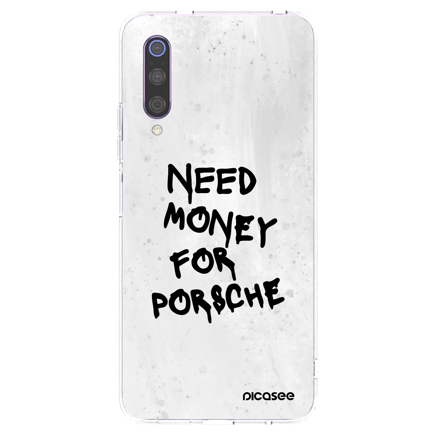 Picasee silikónový prehľadný obal pre Xiaomi Mi 9 - White Dollar