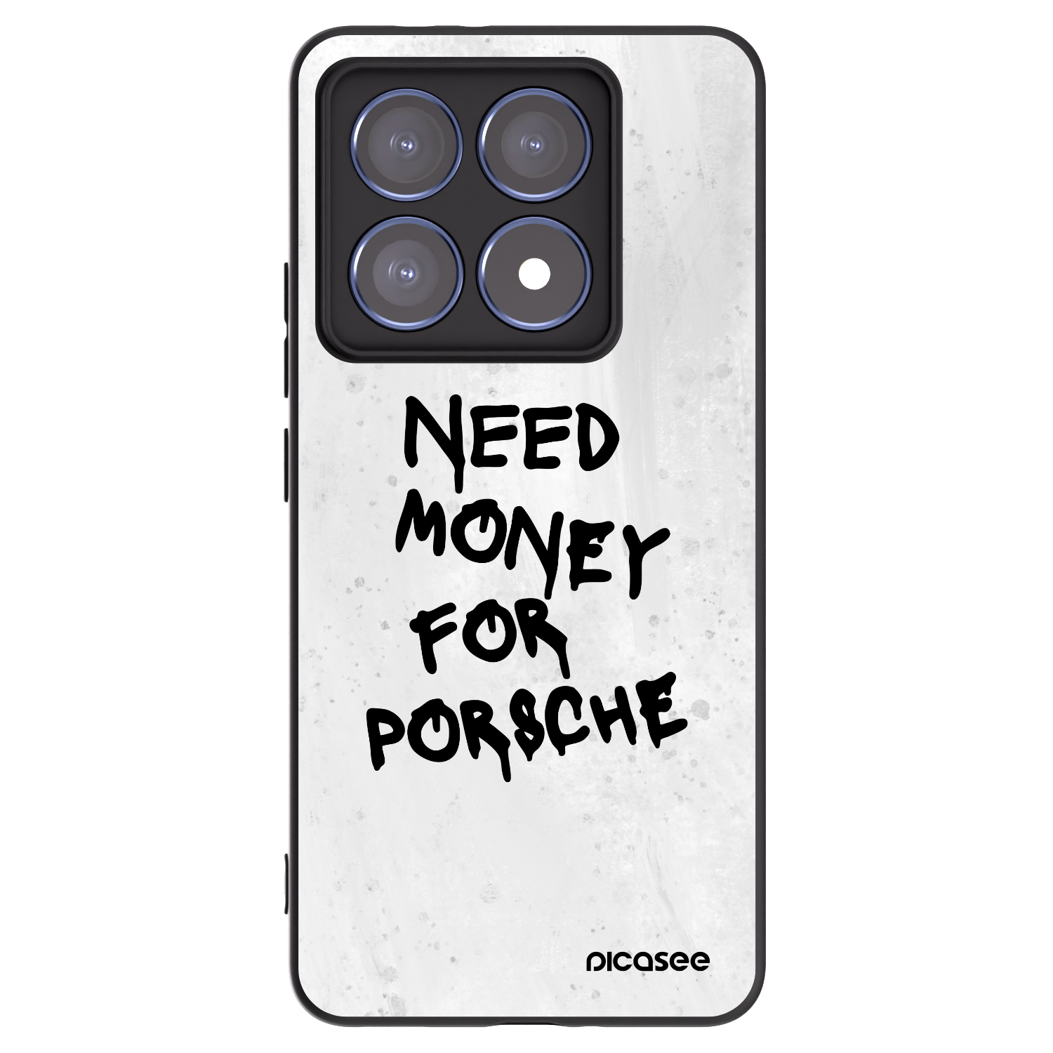 Picasee silikónový čierny obal pre Xiaomi 14T Pro - White Dollar