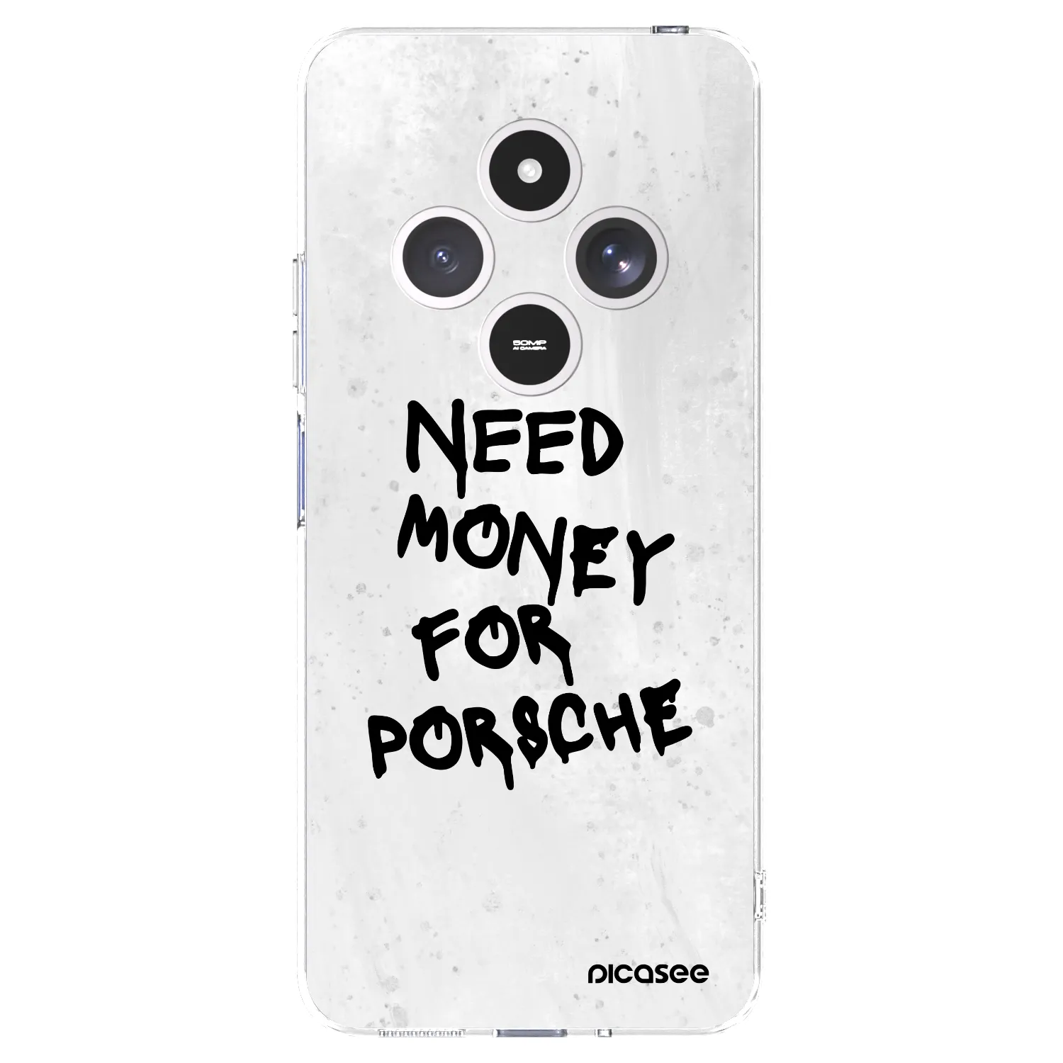 Picasee silikónový prehľadný obal pre Xiaomi Redmi 14C - White Dollar