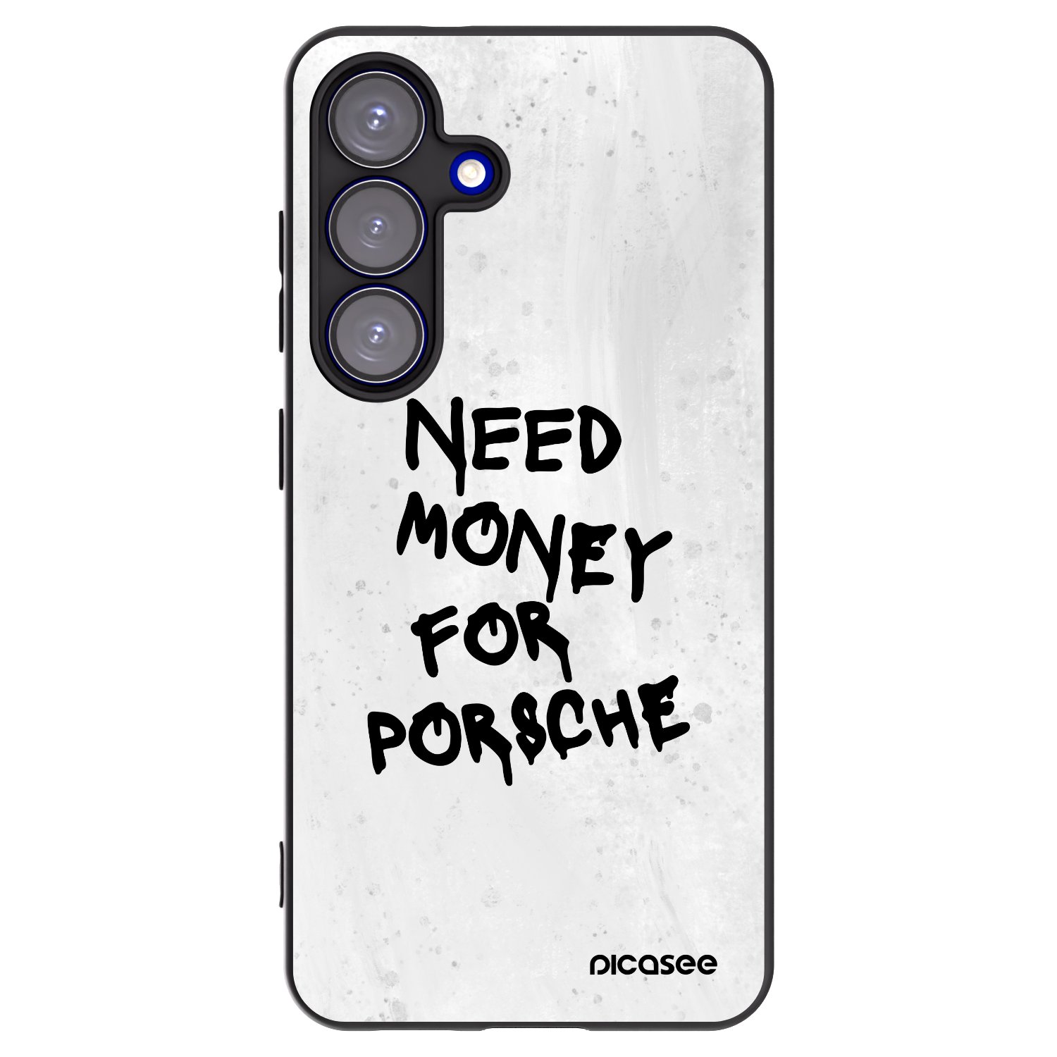 Picasee silikónový čierny obal pre Samsung Galaxy S25 5G - White Dollar