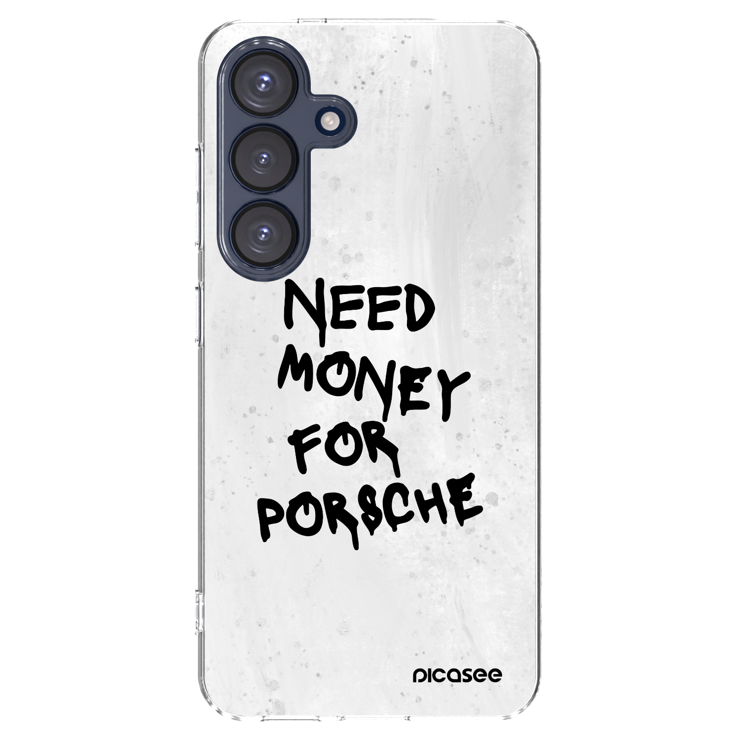 Picasee silikónový prehľadný obal pre Samsung Galaxy S25 5G - White Dollar