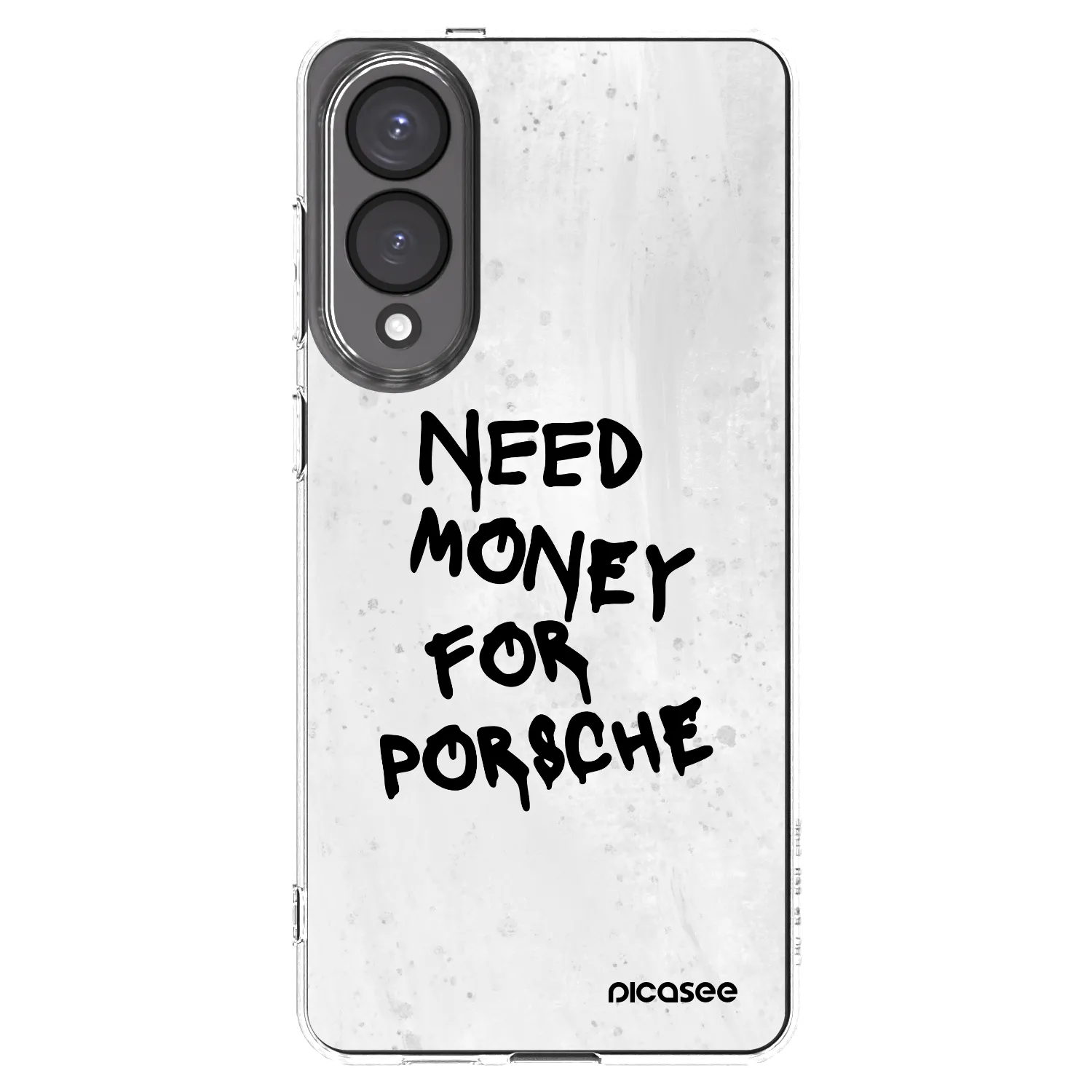 Silikónový prehľadný obal pre Samsung Galaxy S25 Edge 5G - White Dollar