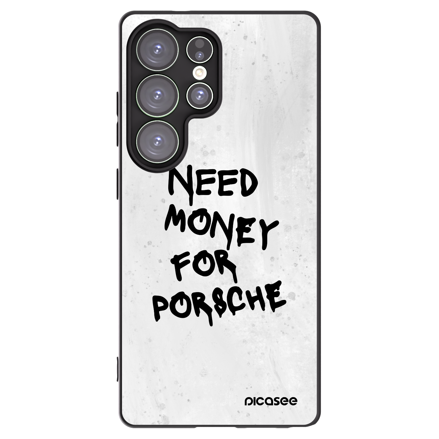 Picasee silikónový čierny obal pre Samsung Galaxy S25 Ultra 5G - White Dollar