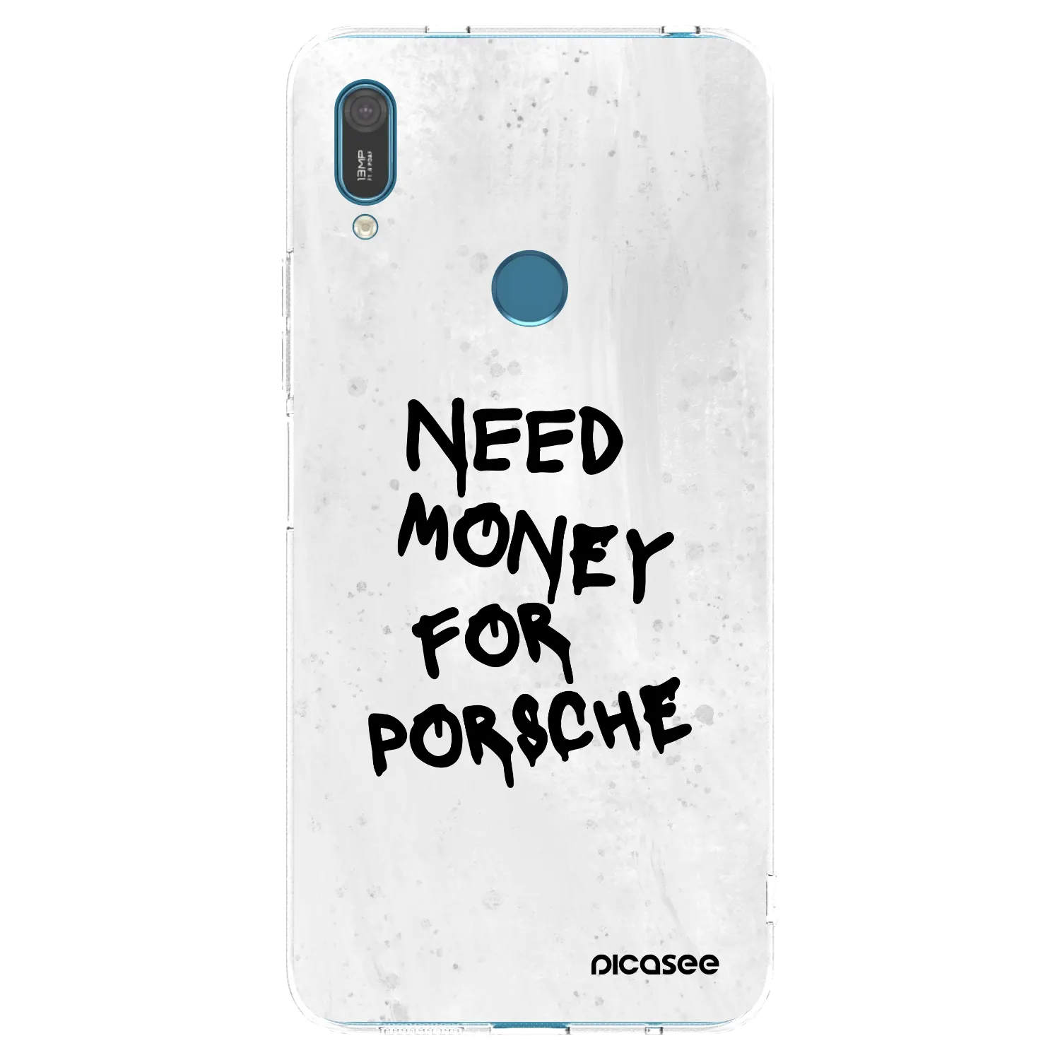 Picasee silikónový prehľadný obal pre Huawei Y7 2019 - White Dollar