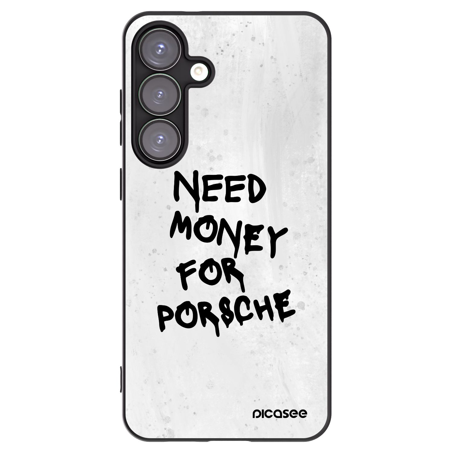 Picasee silikónový čierny obal pre Samsung Galaxy S25+ 5G - White Dollar