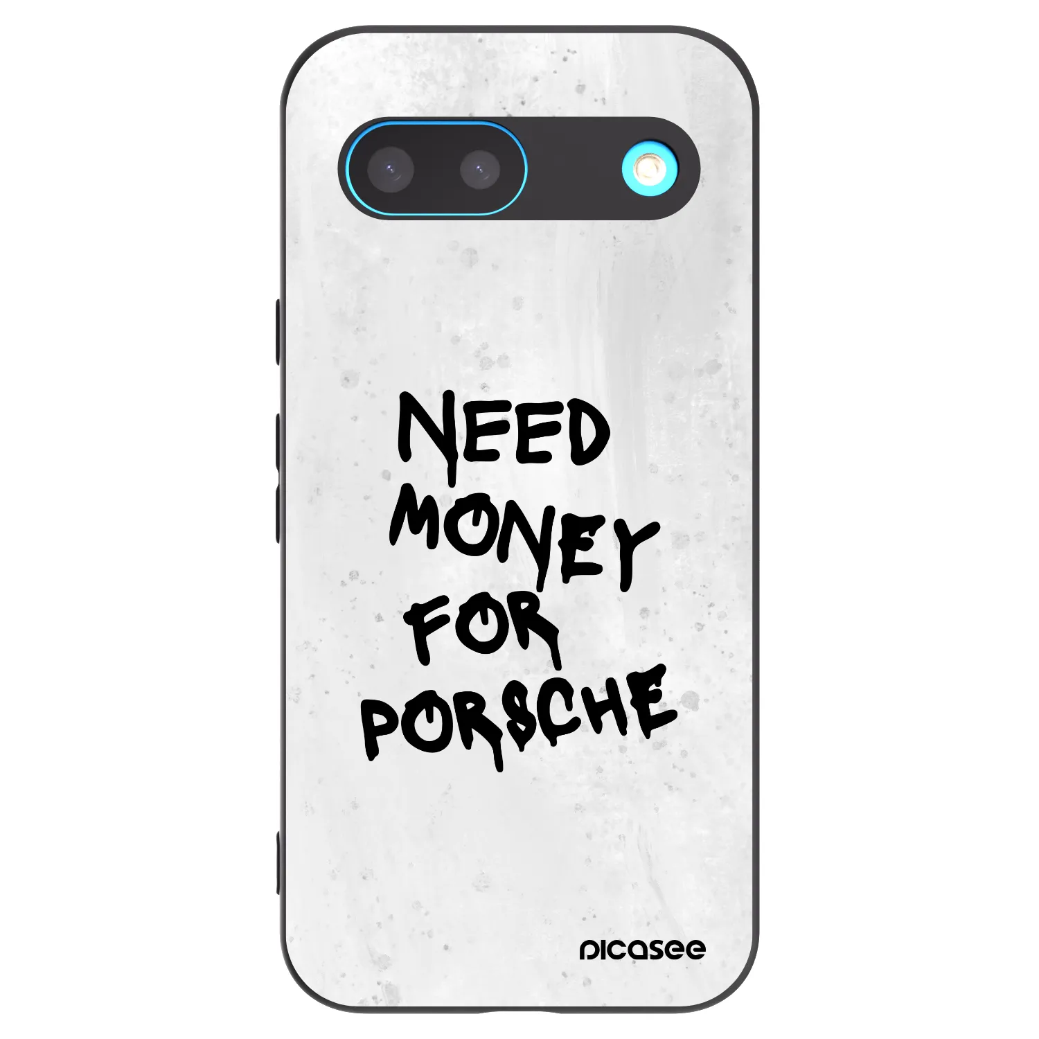 Silikónový čierny obal pre Google Pixel 8 - White Dollar