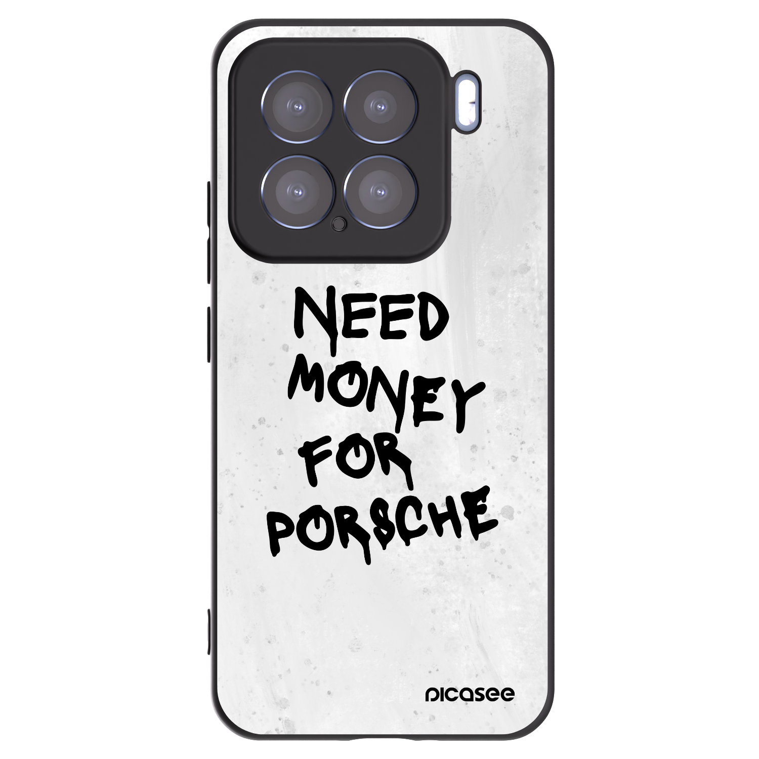 Silikónový čierny obal pre Xiaomi 15 - White Dollar