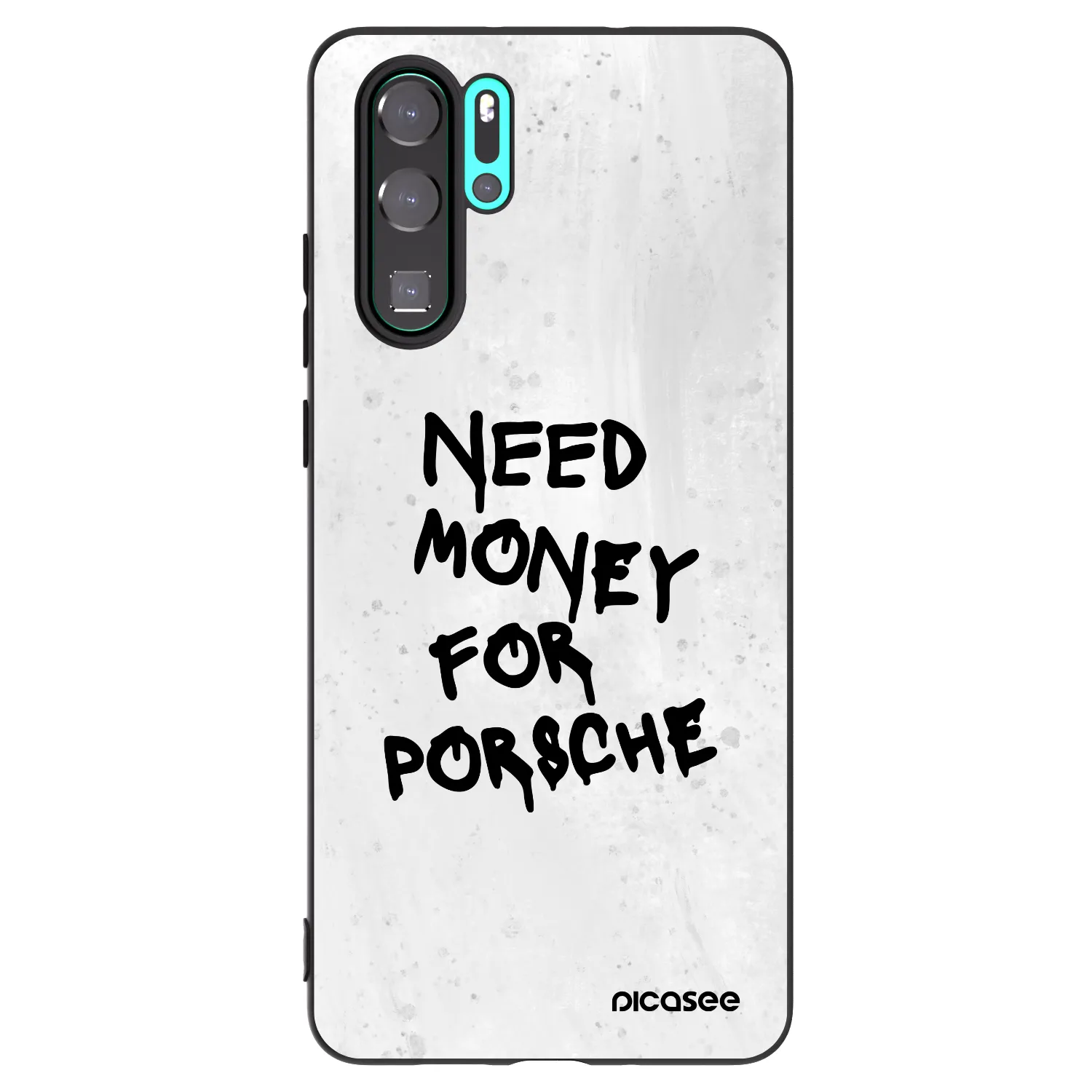Picasee silikónový čierny obal pre Huawei P30 Pro - White Dollar