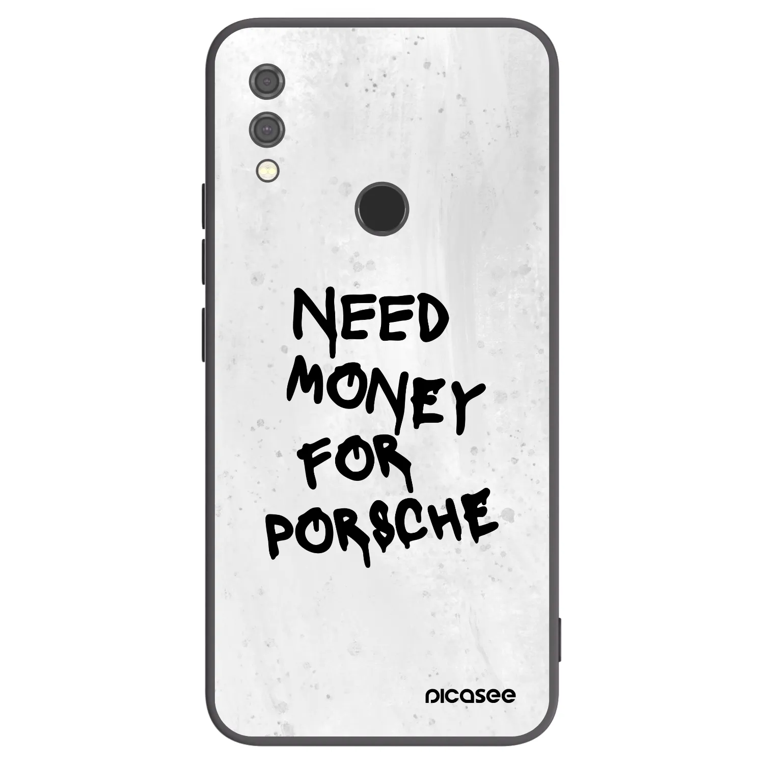 Silikónový čierny obal pre Xiaomi Redmi Note 7 - White Dollar