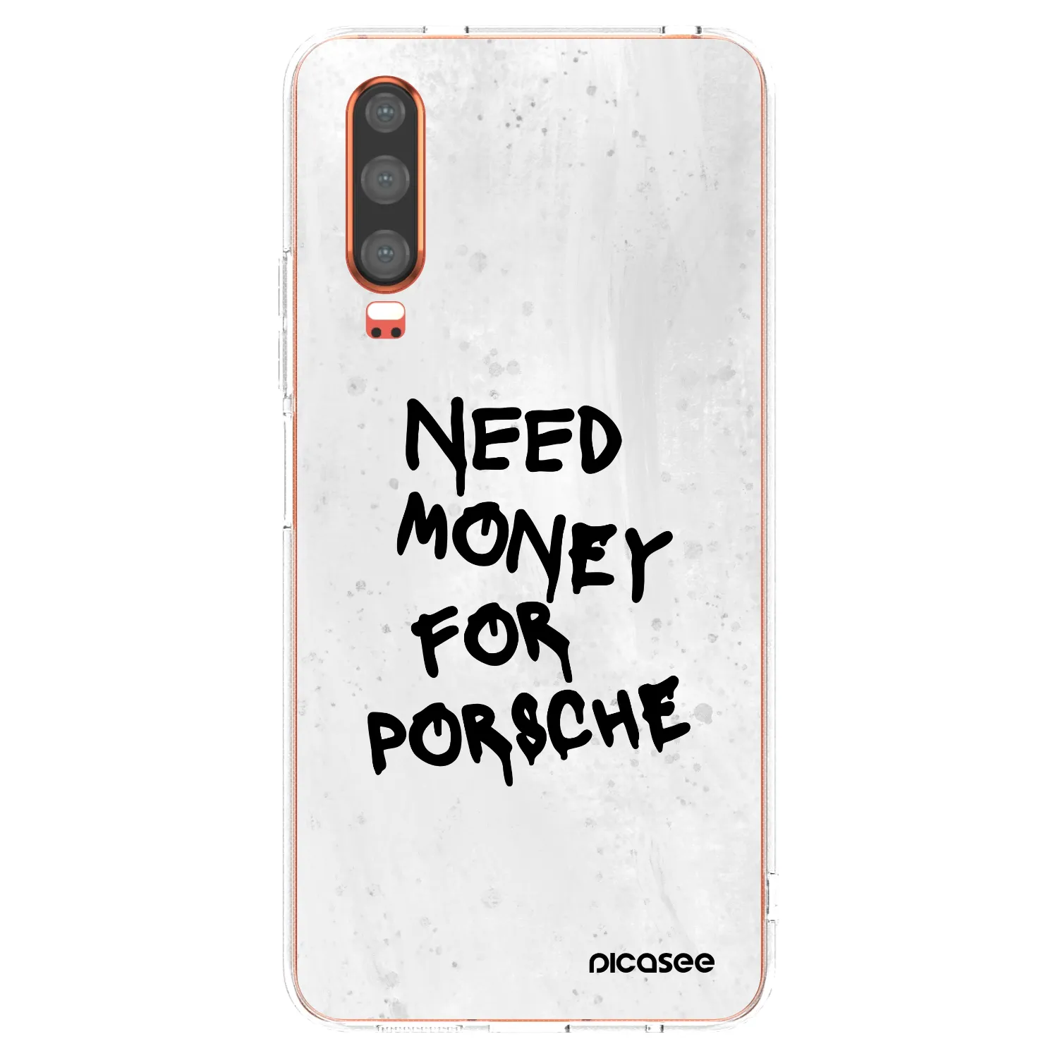 Silikónový prehľadný obal pre Huawei P30 - White Dollar