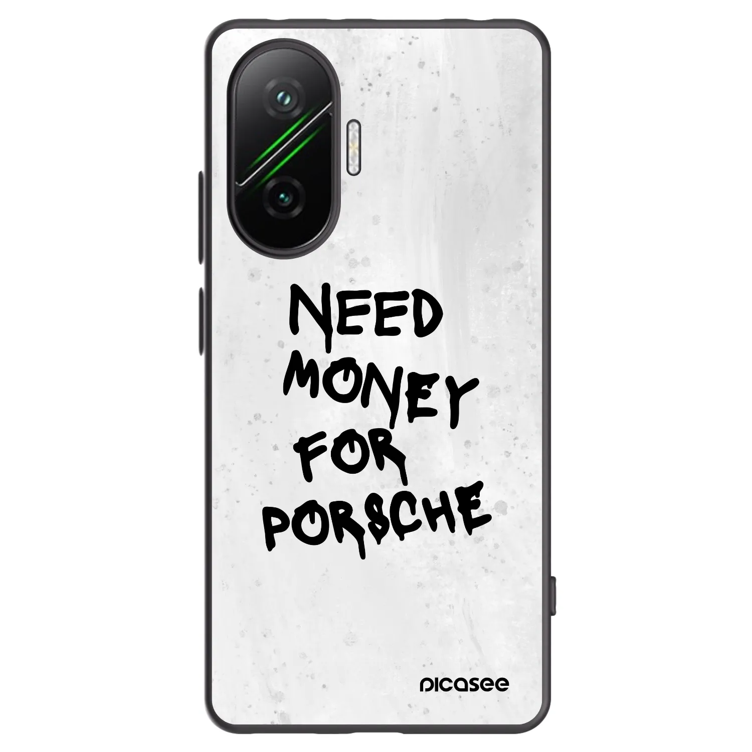 Silikónový čierny obal pre Xiaomi Poco F7 Pro 5G - White Dollar