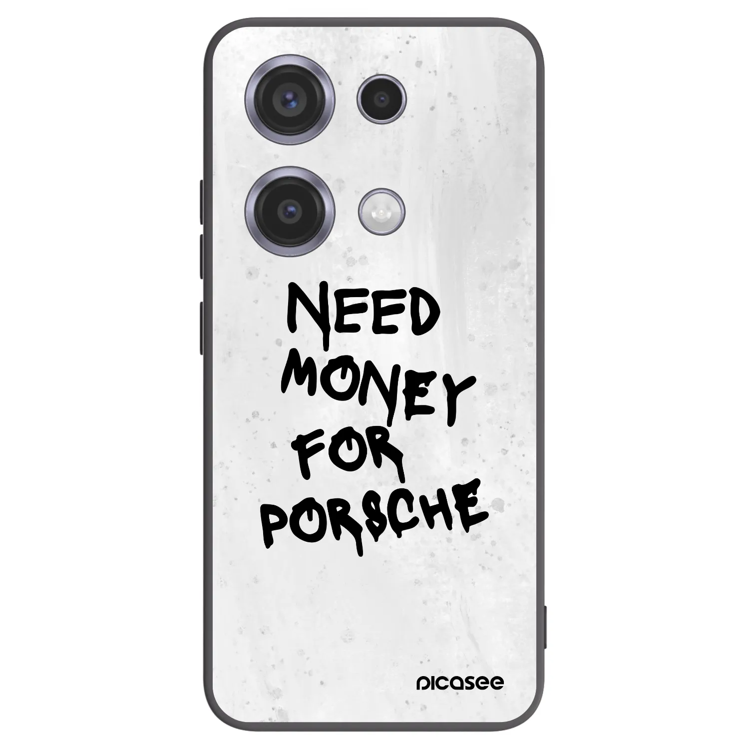Picasee silikónový čierny obal pre Xiaomi Redmi Note 14S - White Dollar