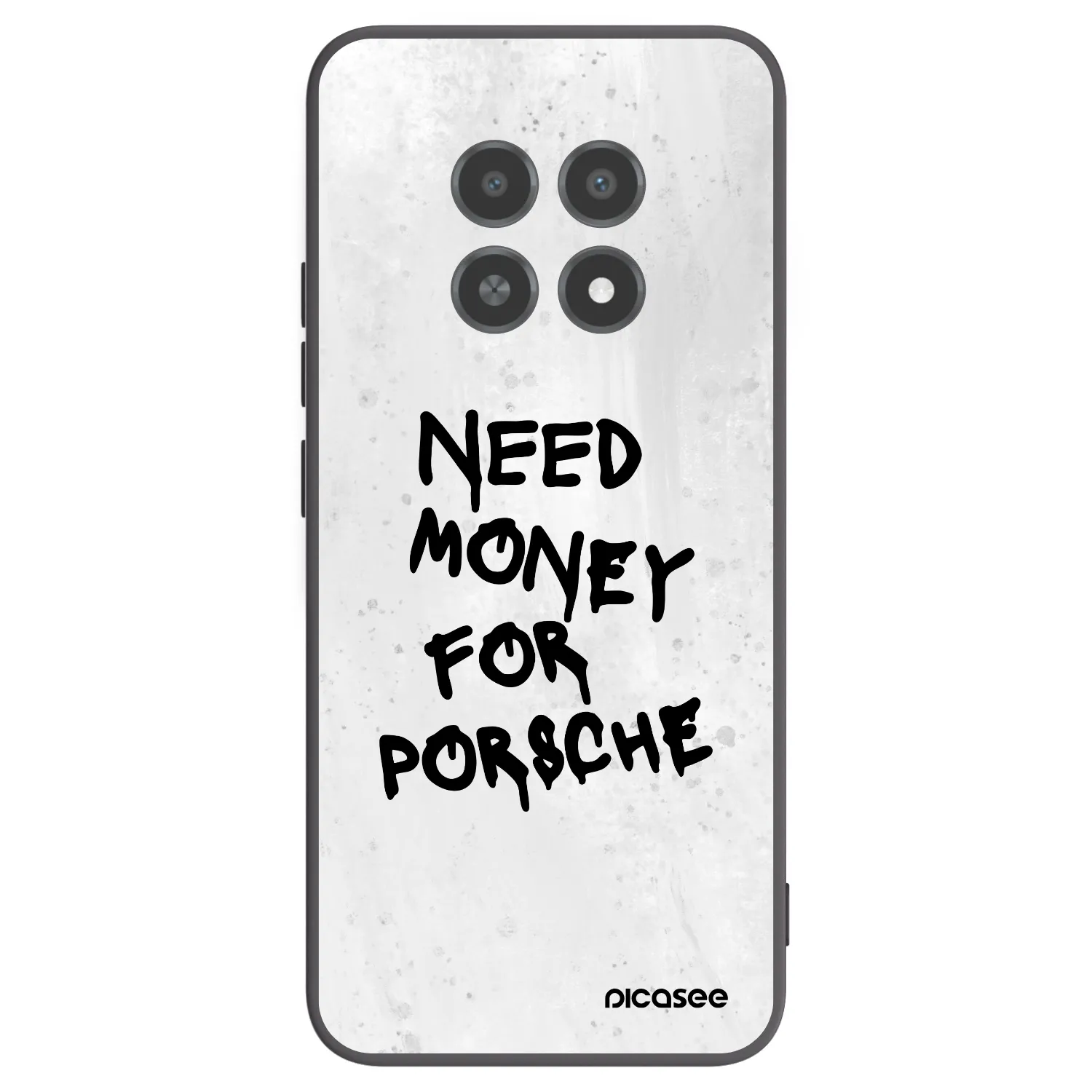 Picasee silikónový čierny obal pre Realme 12X - White Dollar
