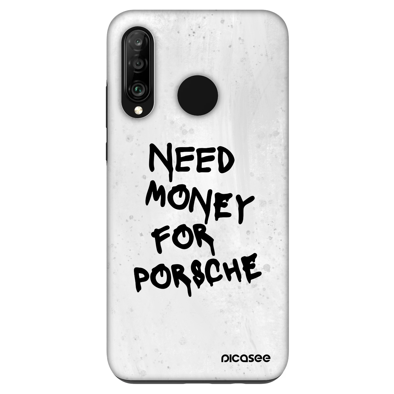 Picasee Fashion Case pre Huawei P30 Lite - White Dollar