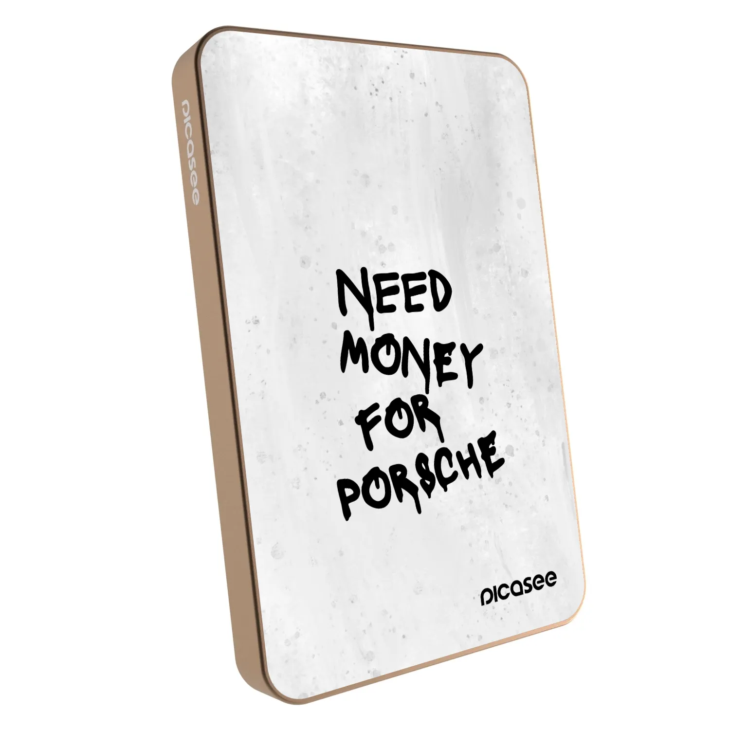 Picasee Powerbanka s MagSafe 5 000 mAh Zlatá - White Dollar