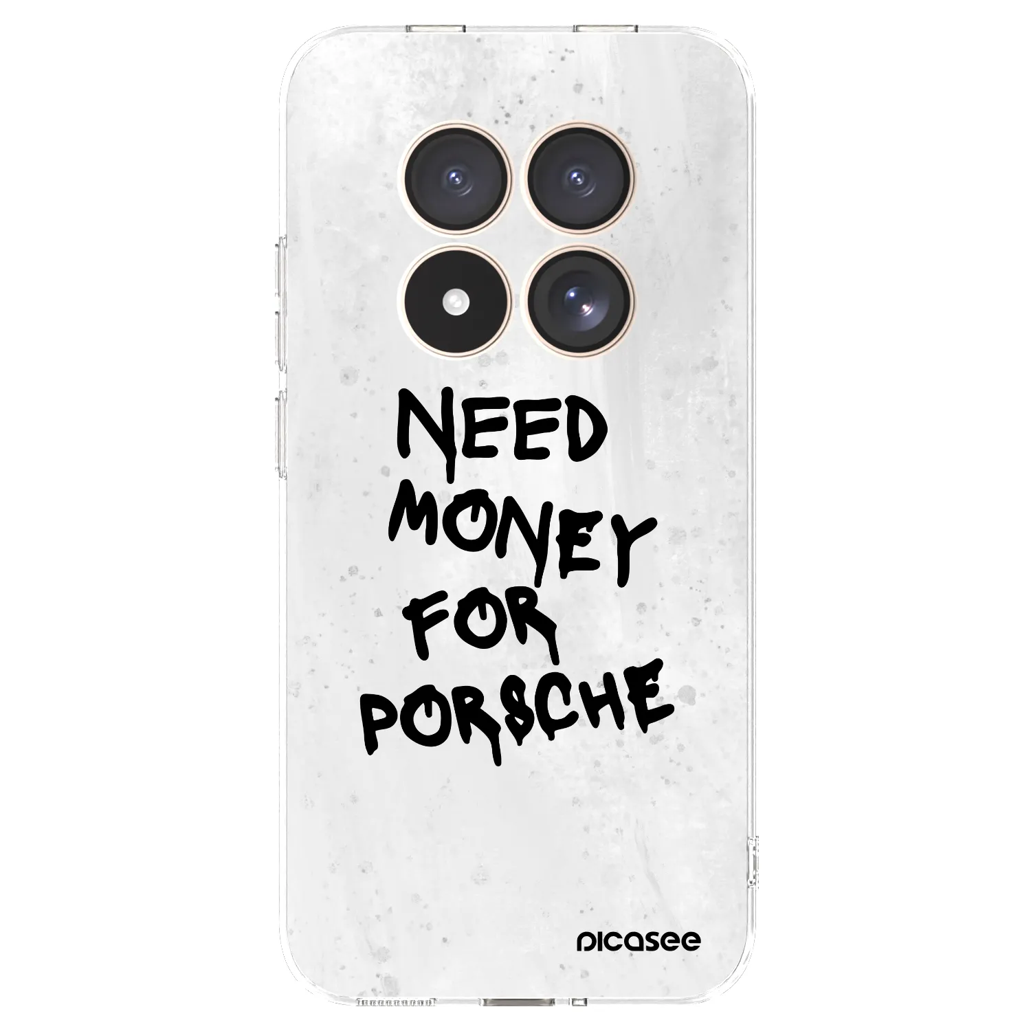 Picasee silikónový prehľadný obal pre Xiaomi Redmi Note 15 Pro 4G - White Dollar