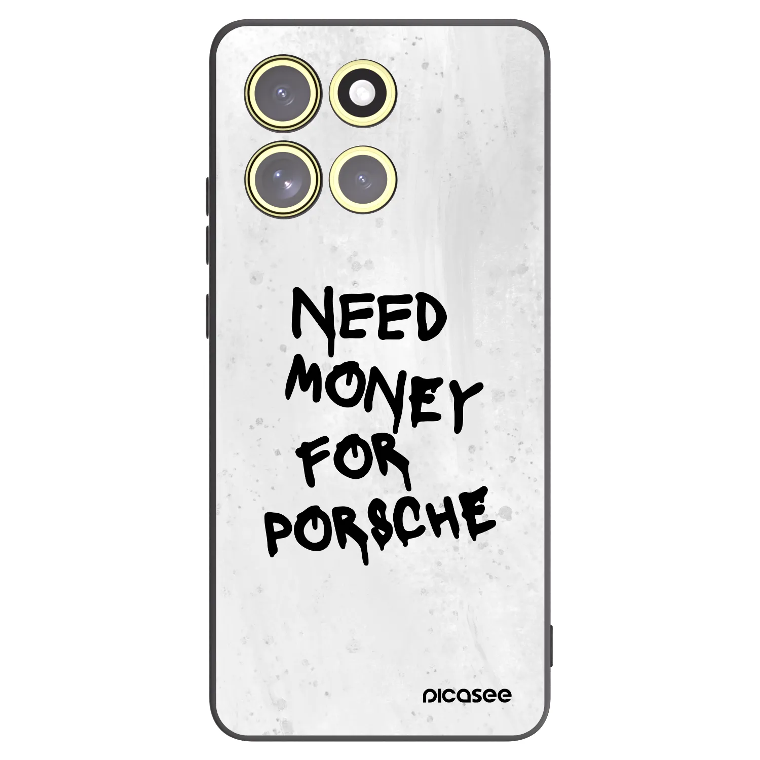 Picasee silikónový čierny obal pre Motorola Moto G86 Power 5G - White Dollar