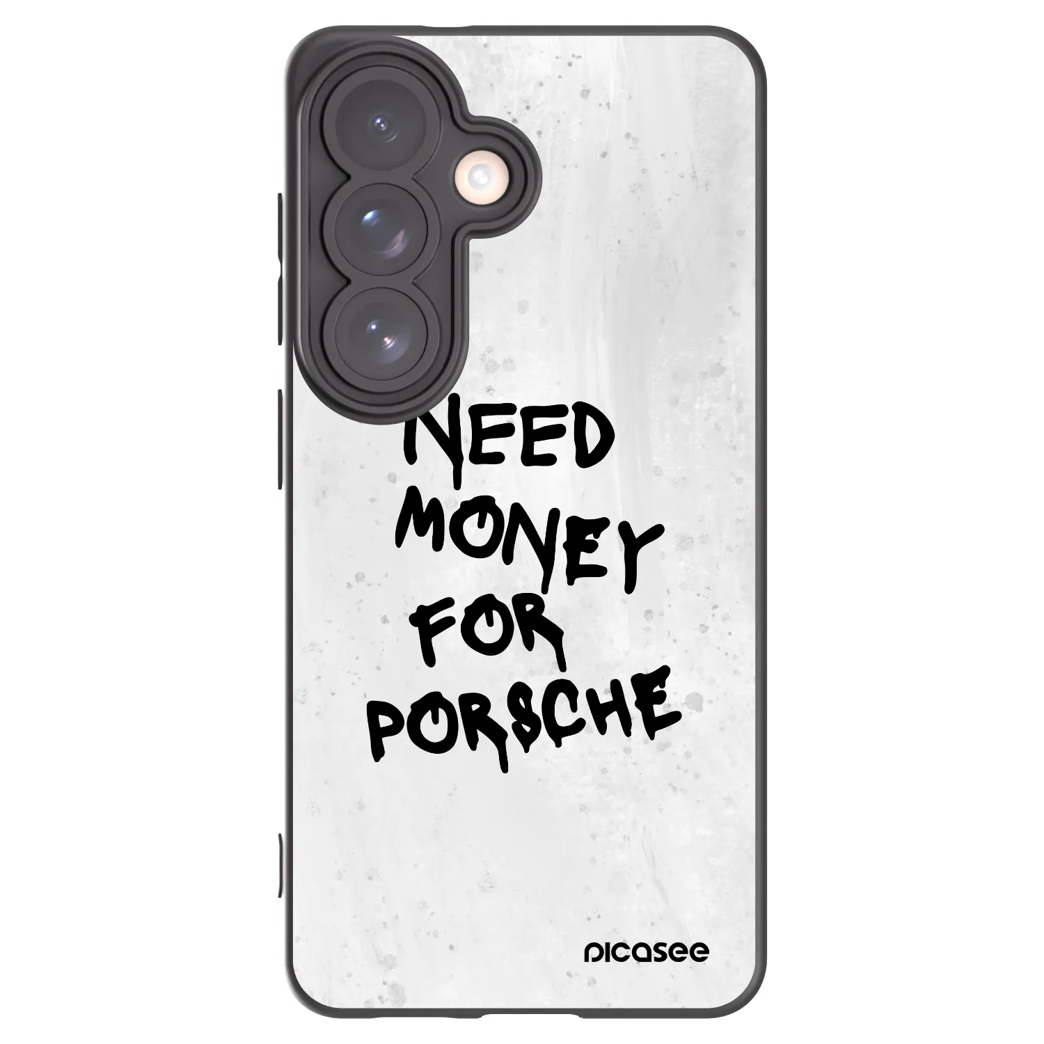 Picasee silikónový čierny obal pre Samsung Galaxy S26 - White Dollar