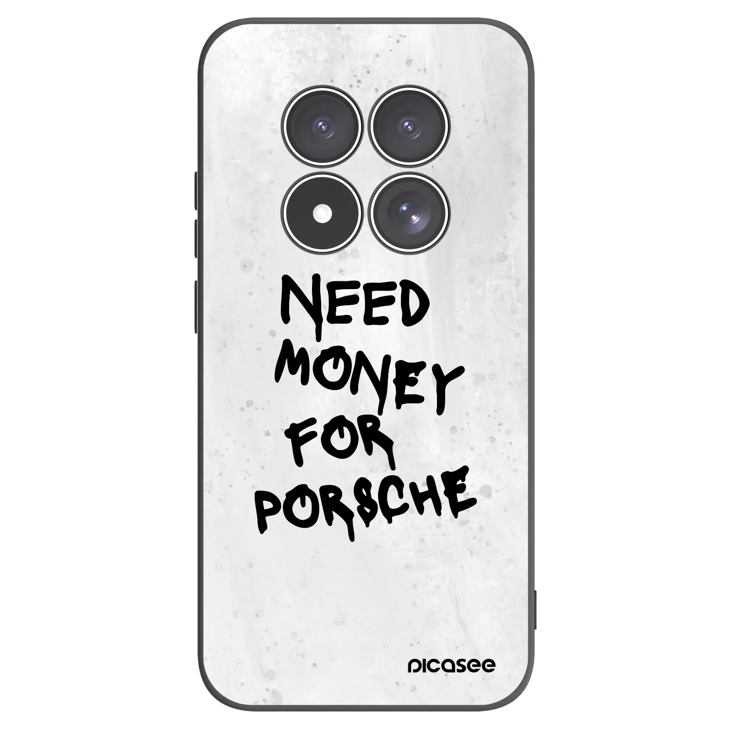 Picasee silikónový čierny obal pre Xiaomi Redmi Note 15 Pro 5G - White Dollar