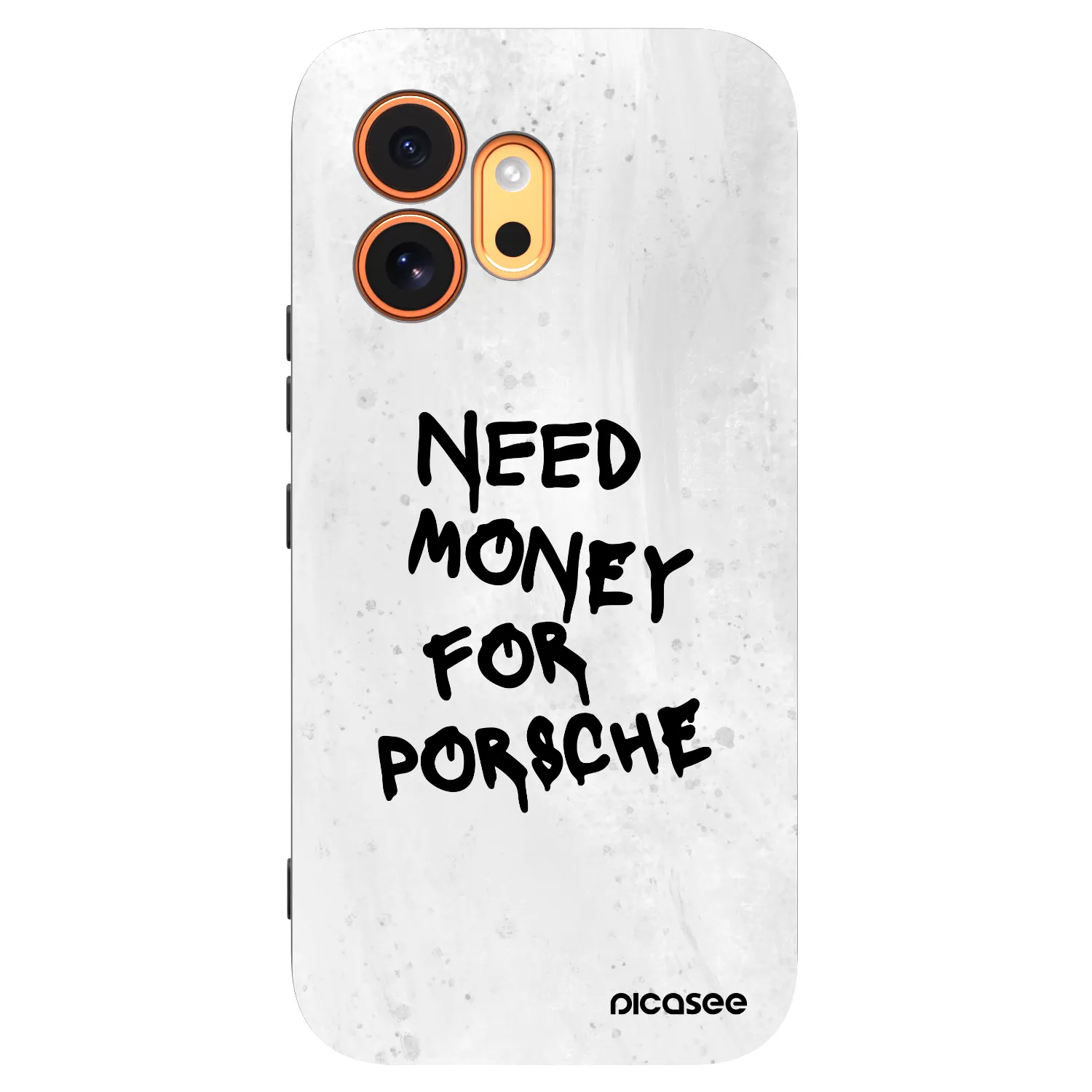 Picasee silikónový čierny obal pre Honor 600 - White Dollar