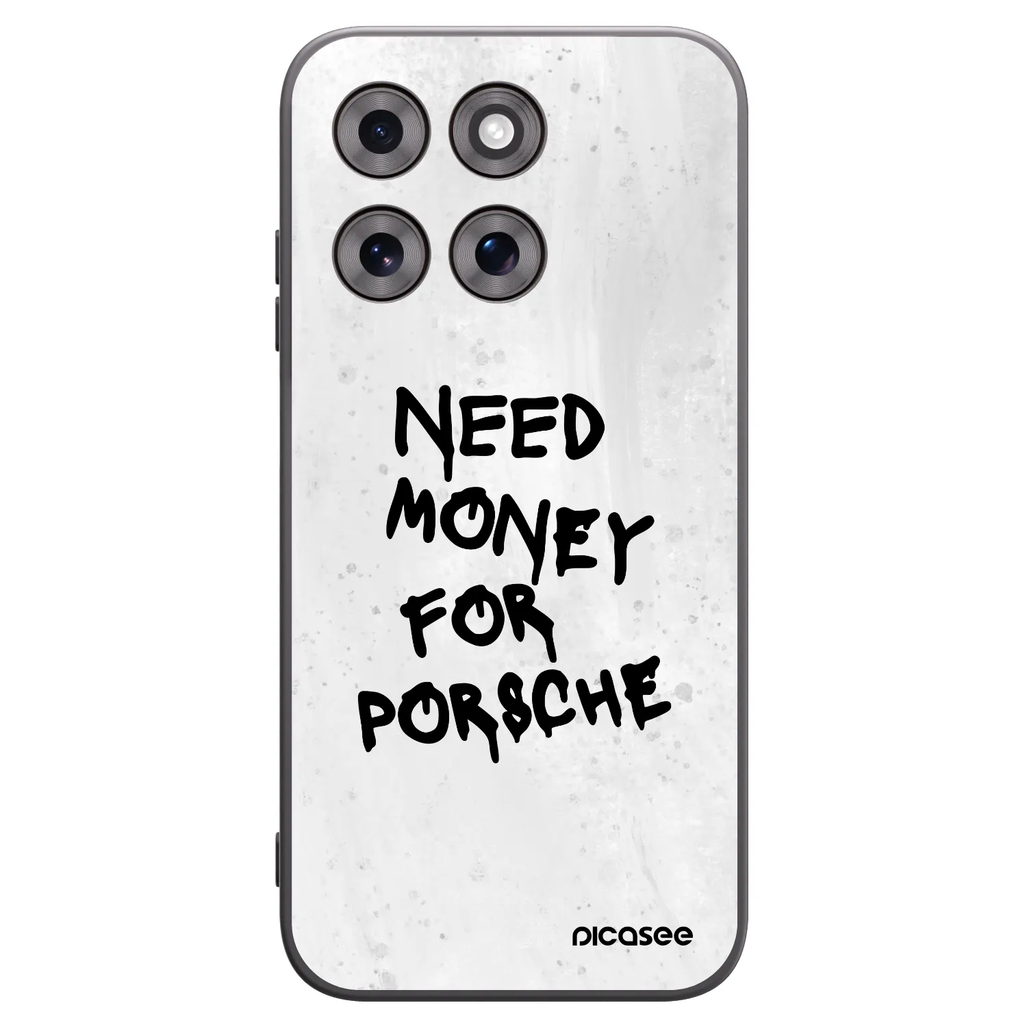Picasee silikónový čierny obal pre Motorola Moto G77 - White Dollar