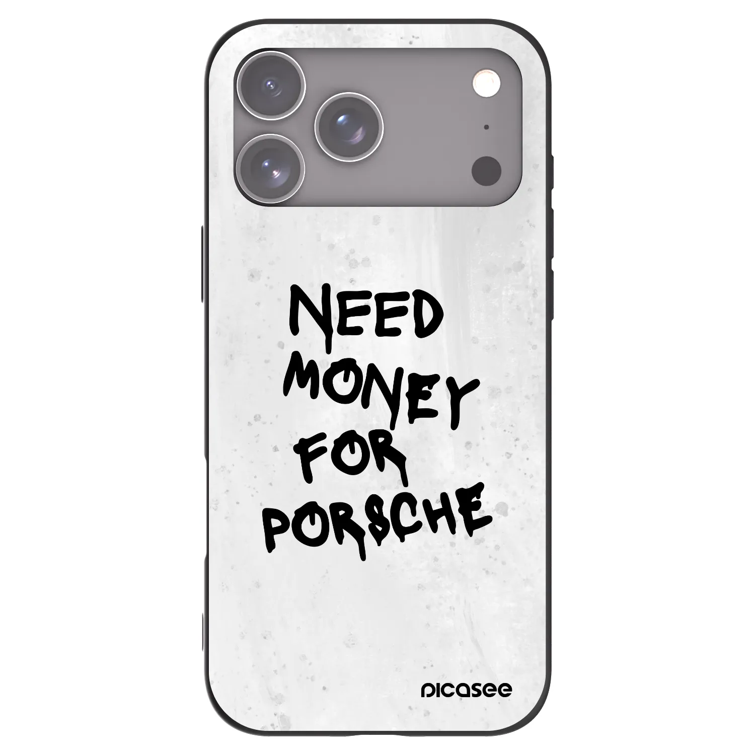 Picasee silikónový čierny obal pre Apple iPhone 18 Pro Max - White Dollar