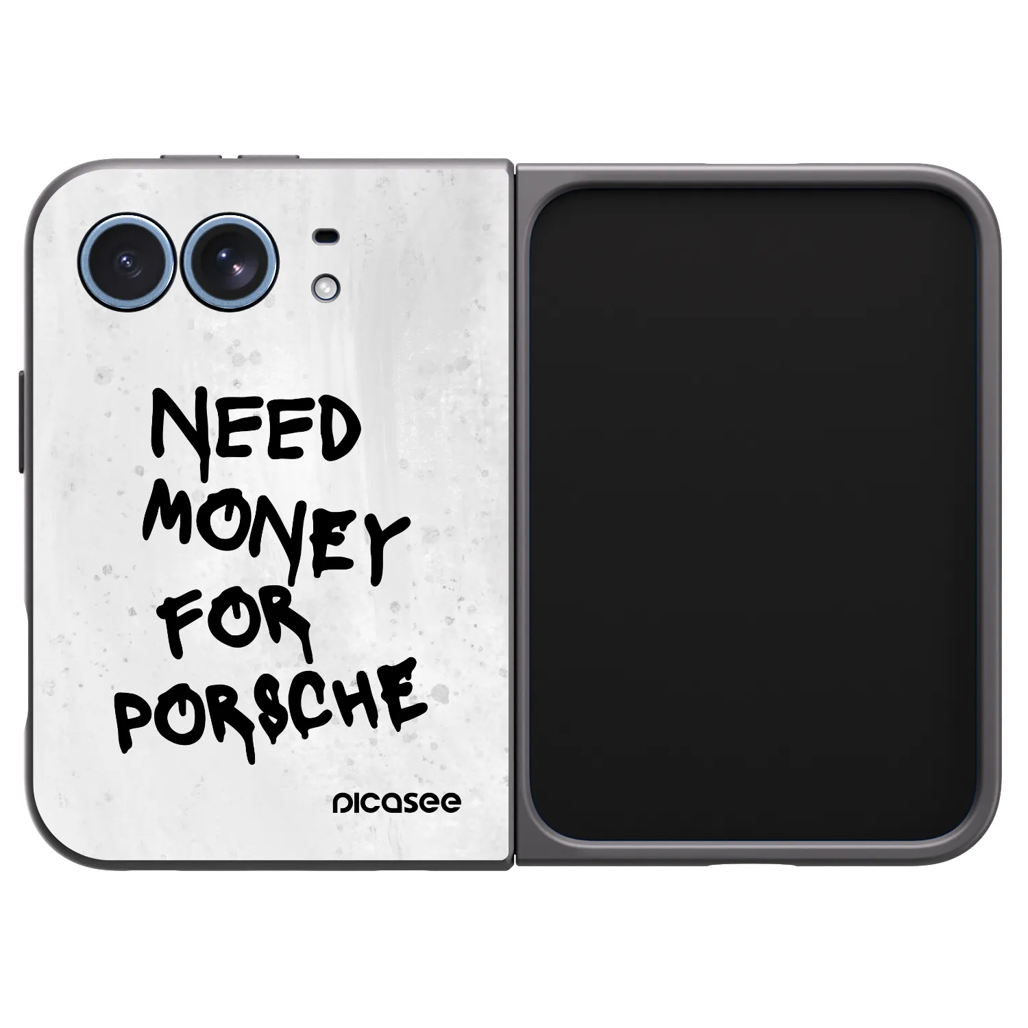 Picasee silikónový čierny obal pre Apple iPhone Ultra - White Dollar