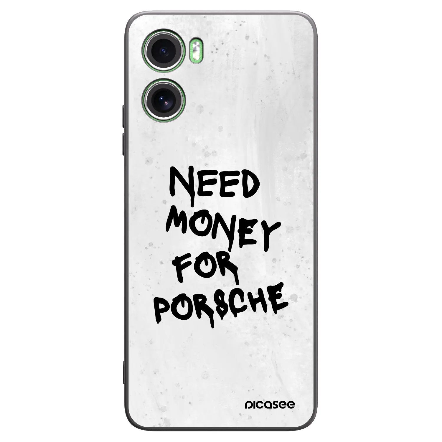 Picasee silikónový čierny obal pre Motorola Moto G06 - White Dollar