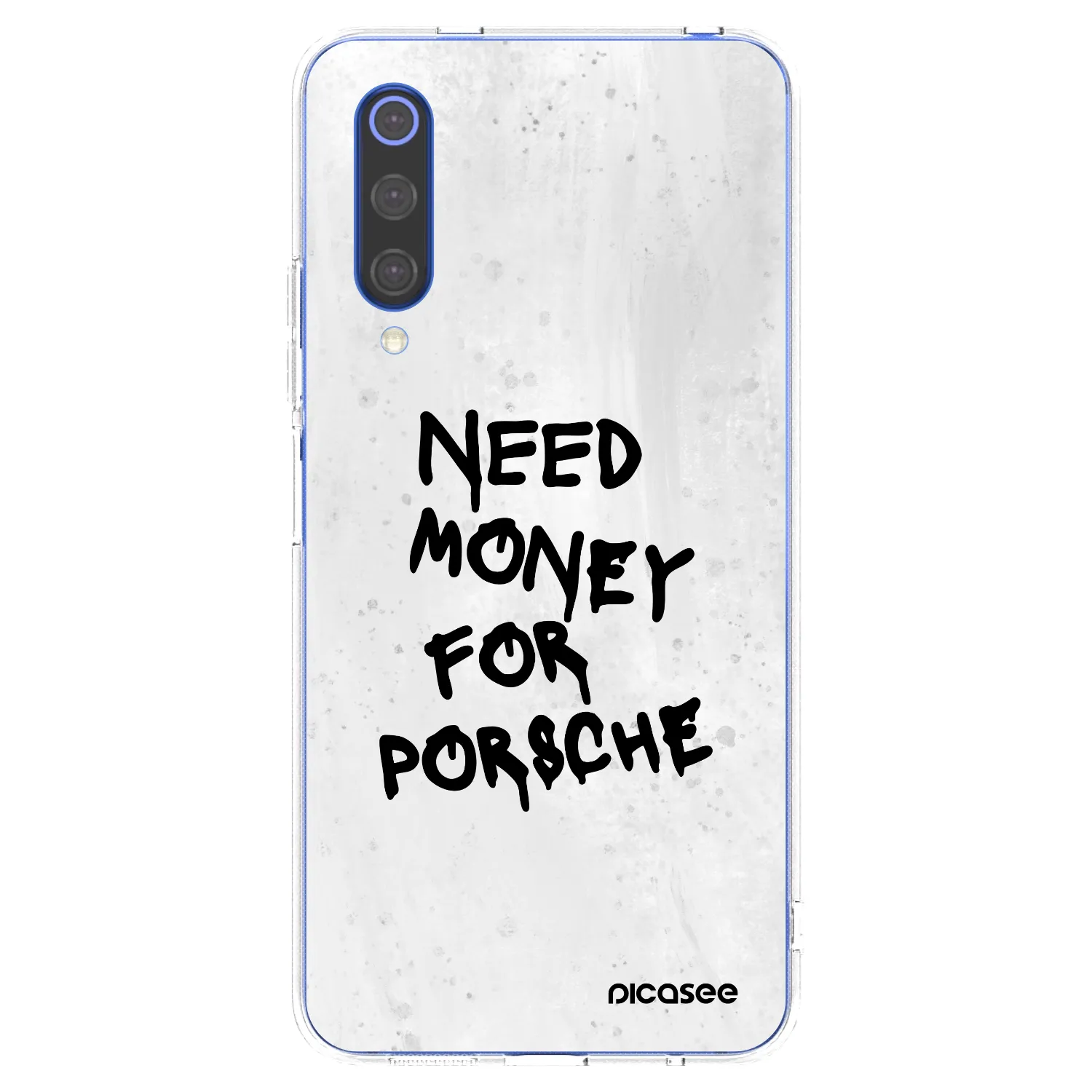Picasee silikónový prehľadný obal pre Xiaomi Mi 9 SE - White Dollar